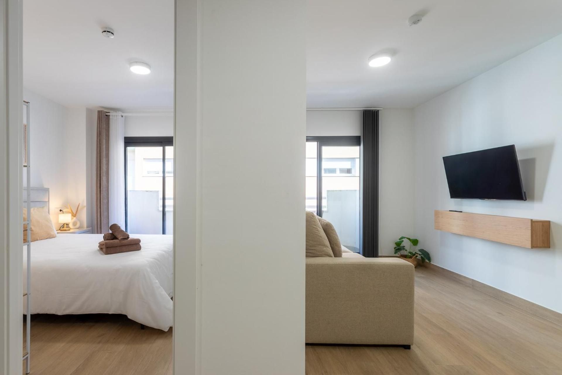 One-Bedroom Apartment with Balcony