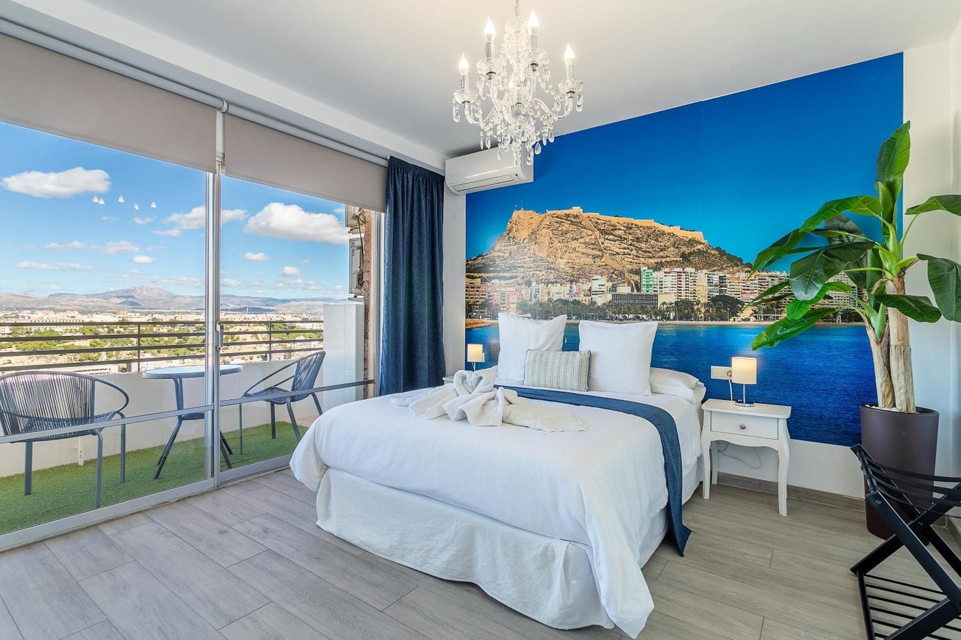 One-Bedroom Apartment with Mountain View 28th floor