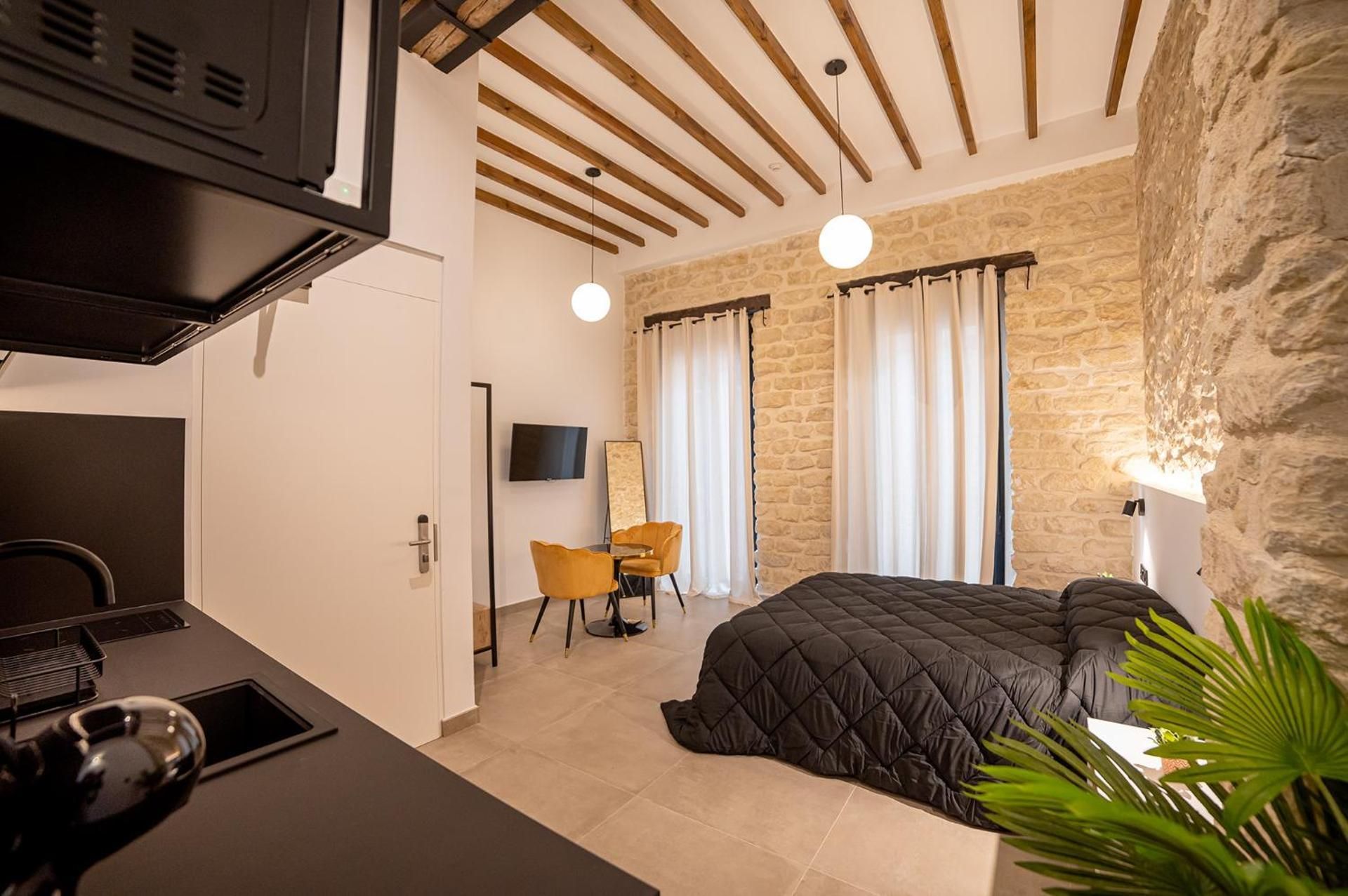 Studio with Balcony