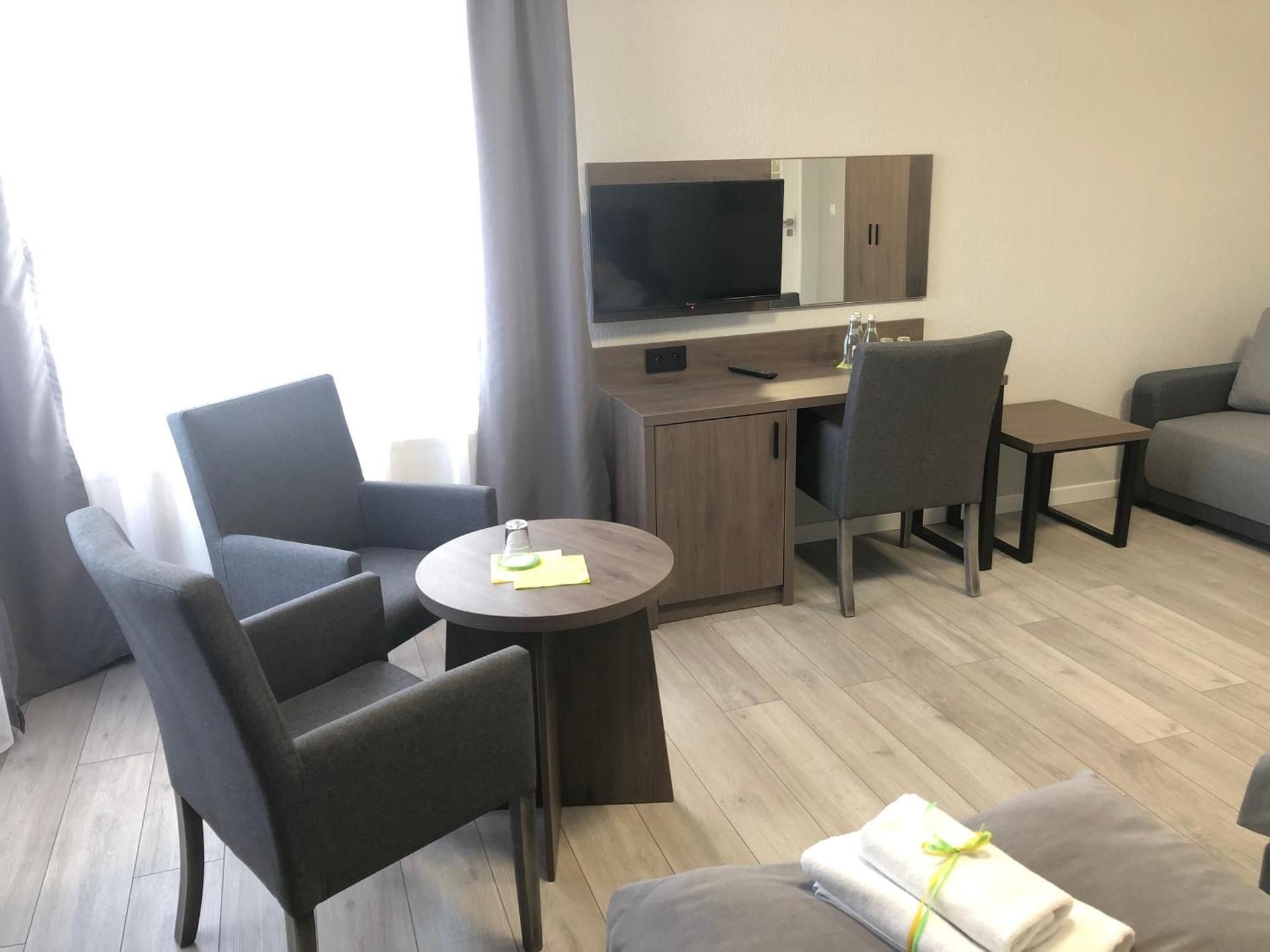 Family Room with Shared Bathroom