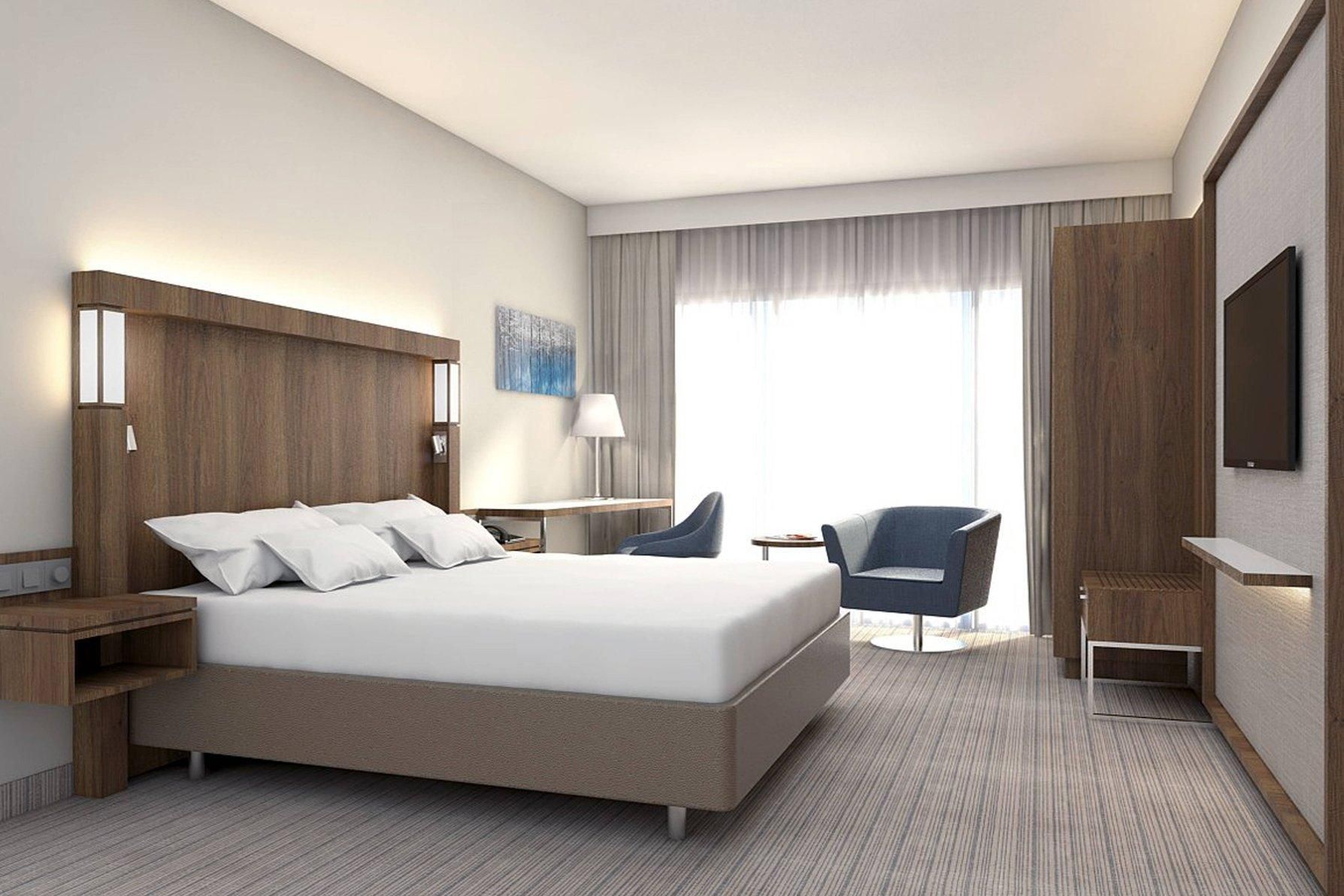 standard, guest room, 1 king, courtyard view