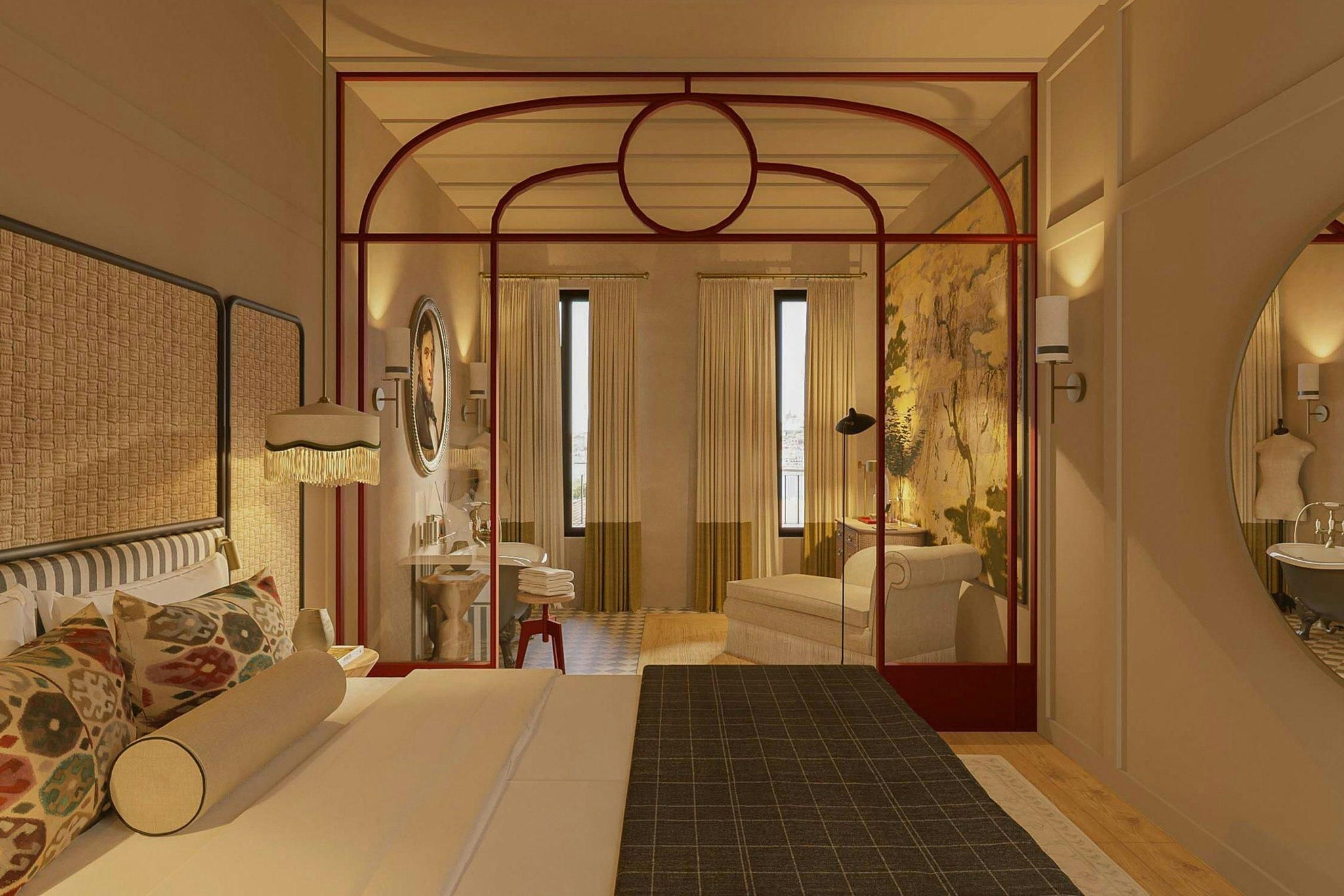 Belle Terroir, Guest room, 1 King, River view, Tub