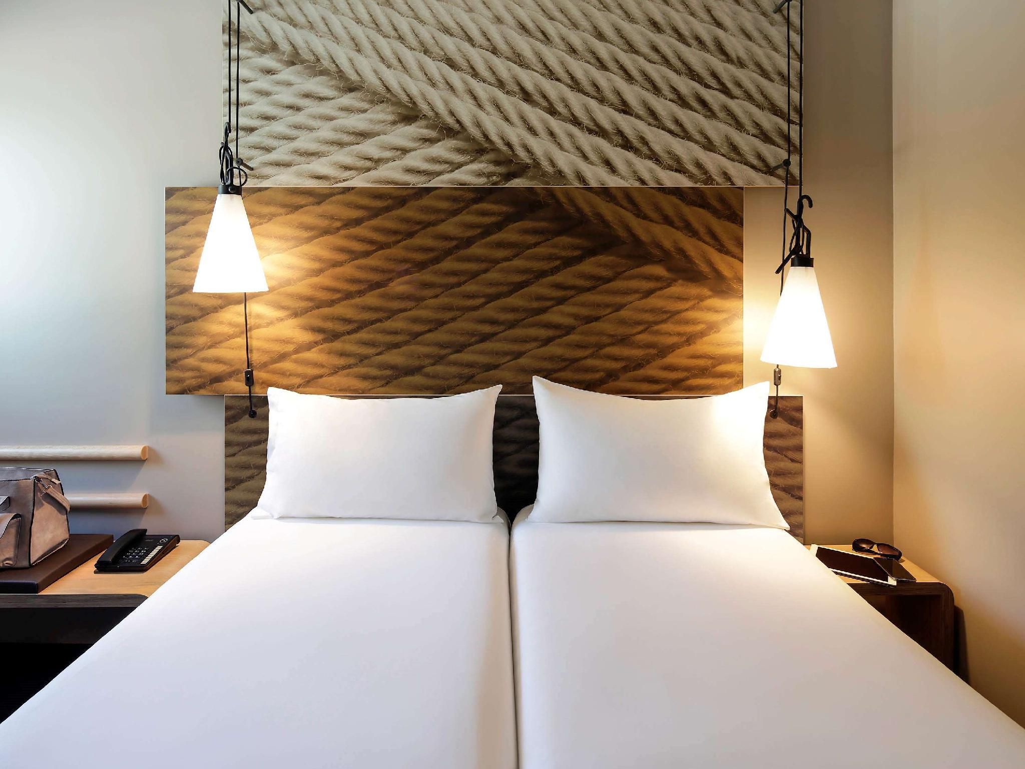 Room With Twin Beds, Equipped With New Ibis Bed