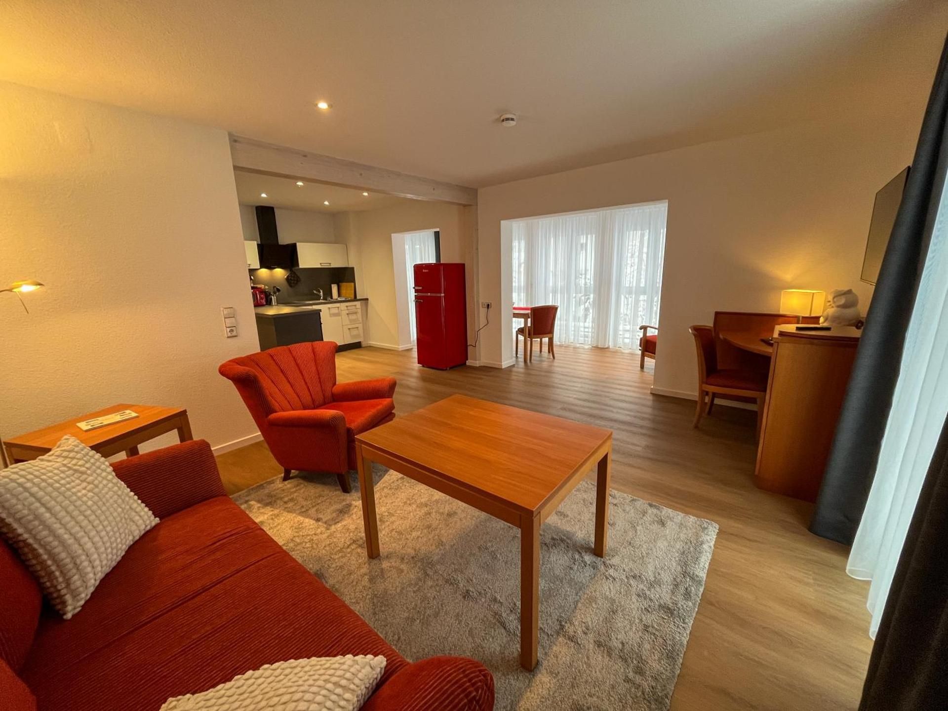 One-Bedroom Apartment with Garden View