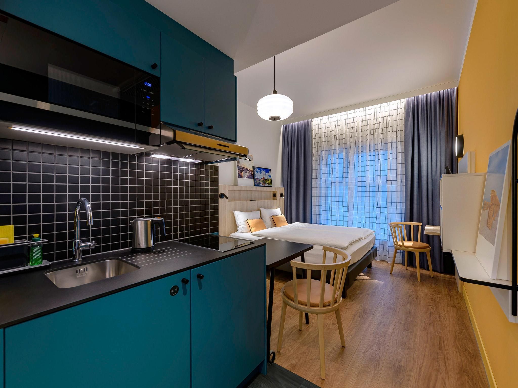 Studio for 2 people with a double bed