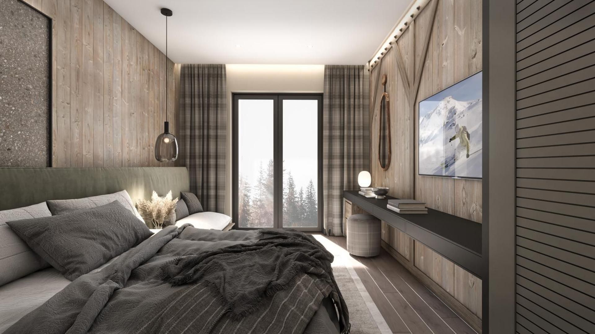 Two-Bedroom Apartment with Balcony