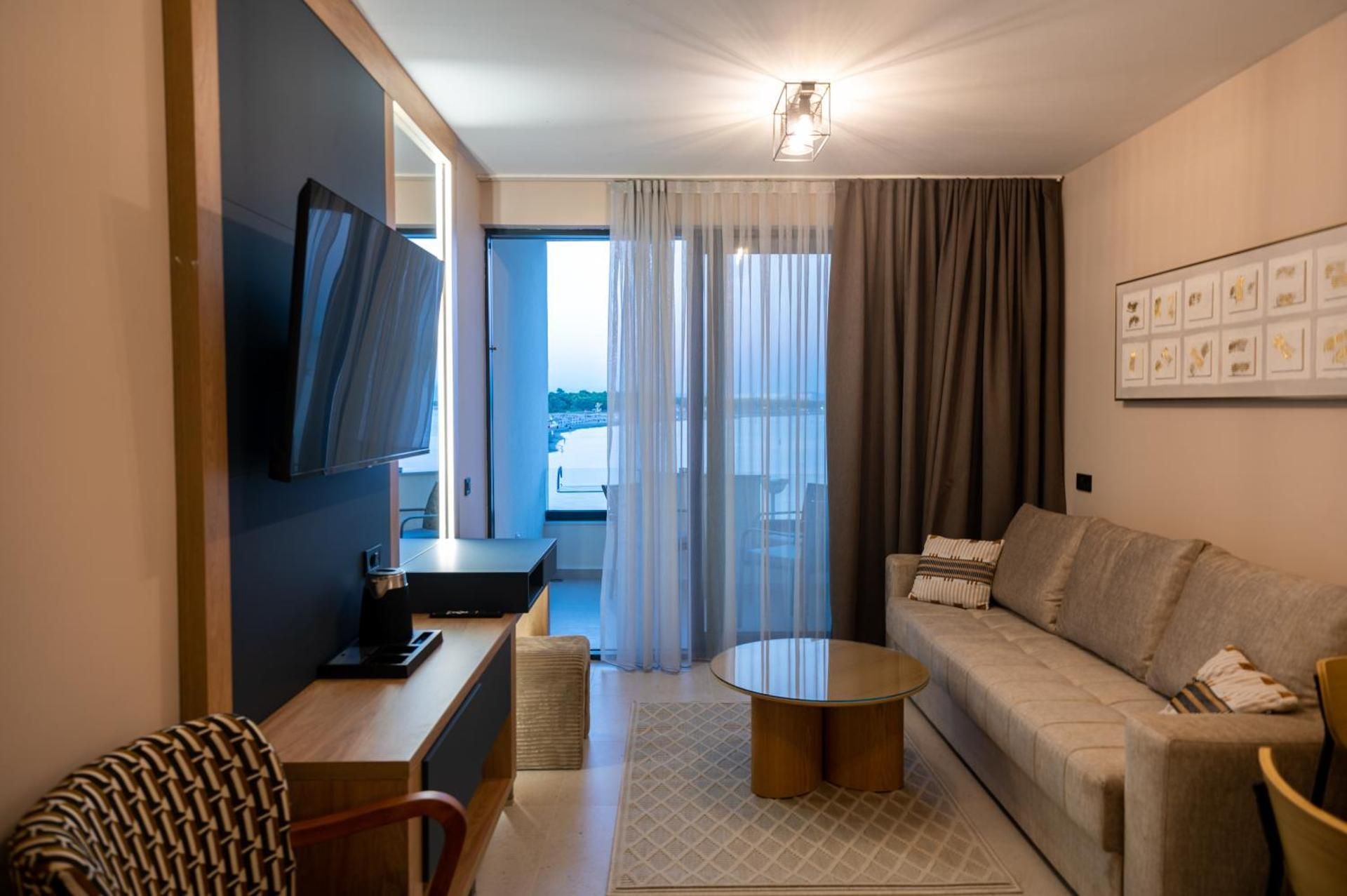 One-Bedroom Apartment with Balcony and Sea View