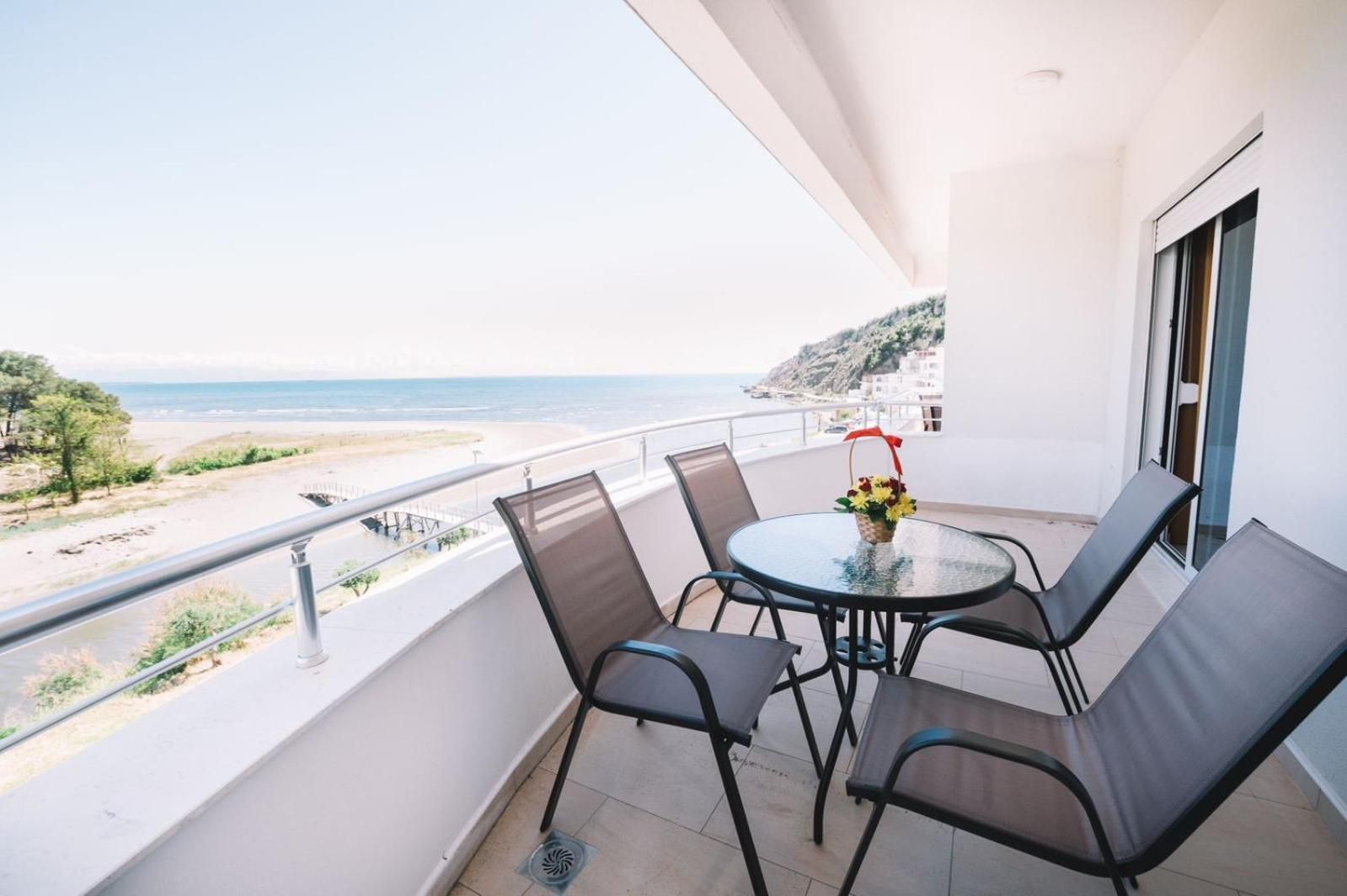 One-Bedroom Apartment with Balcony and Sea View