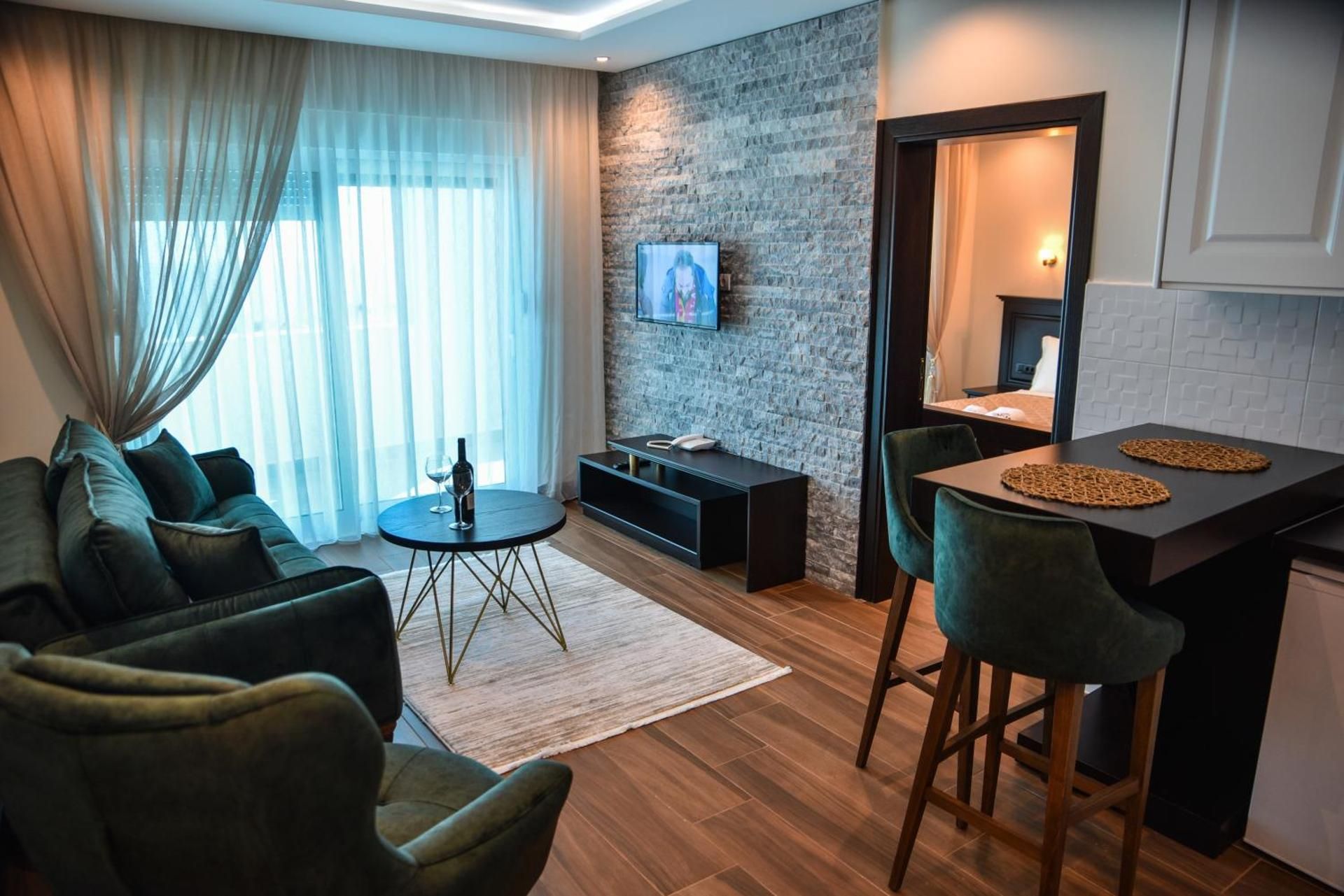 One-Bedroom Apartment with Balcony and Sea View