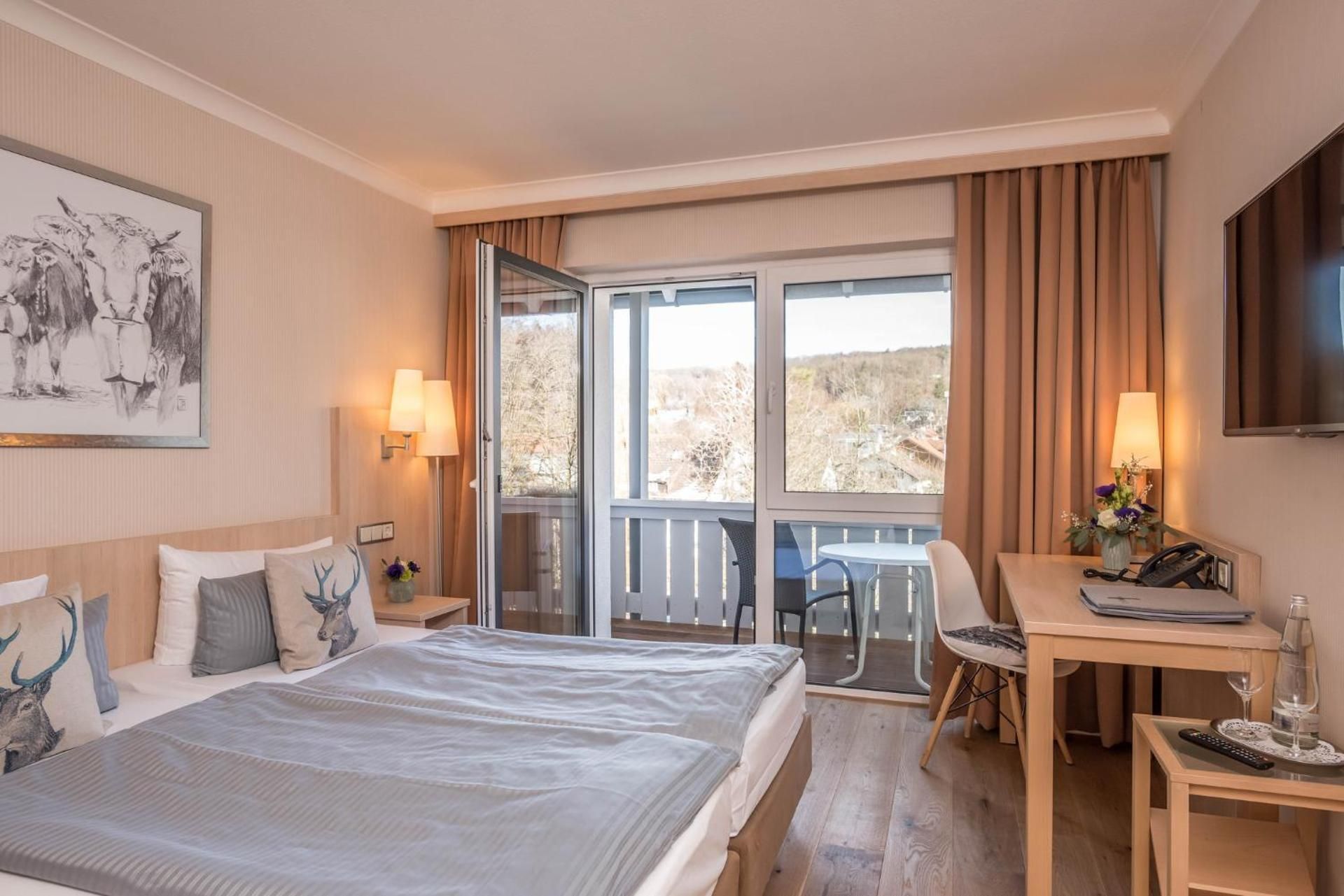 Ammersee Hotel Standard Double Room with Balcony