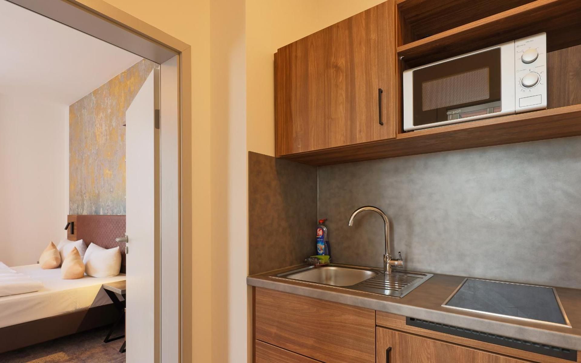 One-Bedroom Apartment with Kitchen