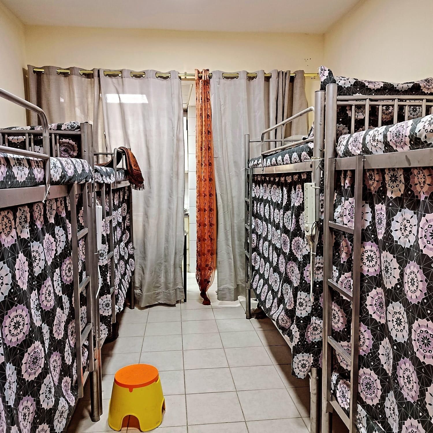 Single Bed in Male Dormitory Room