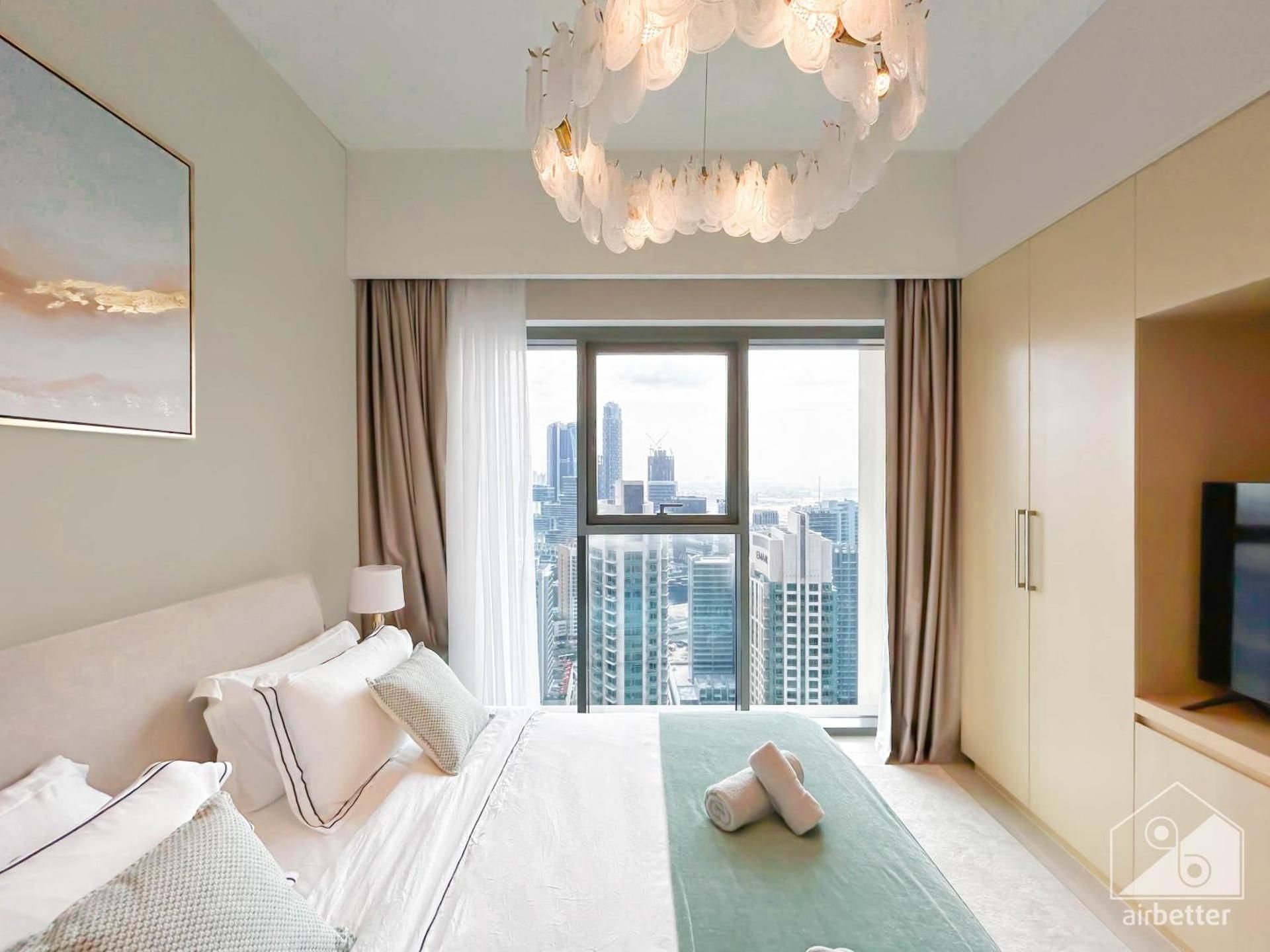 One-Bedroom Apartment with Balcony and City View