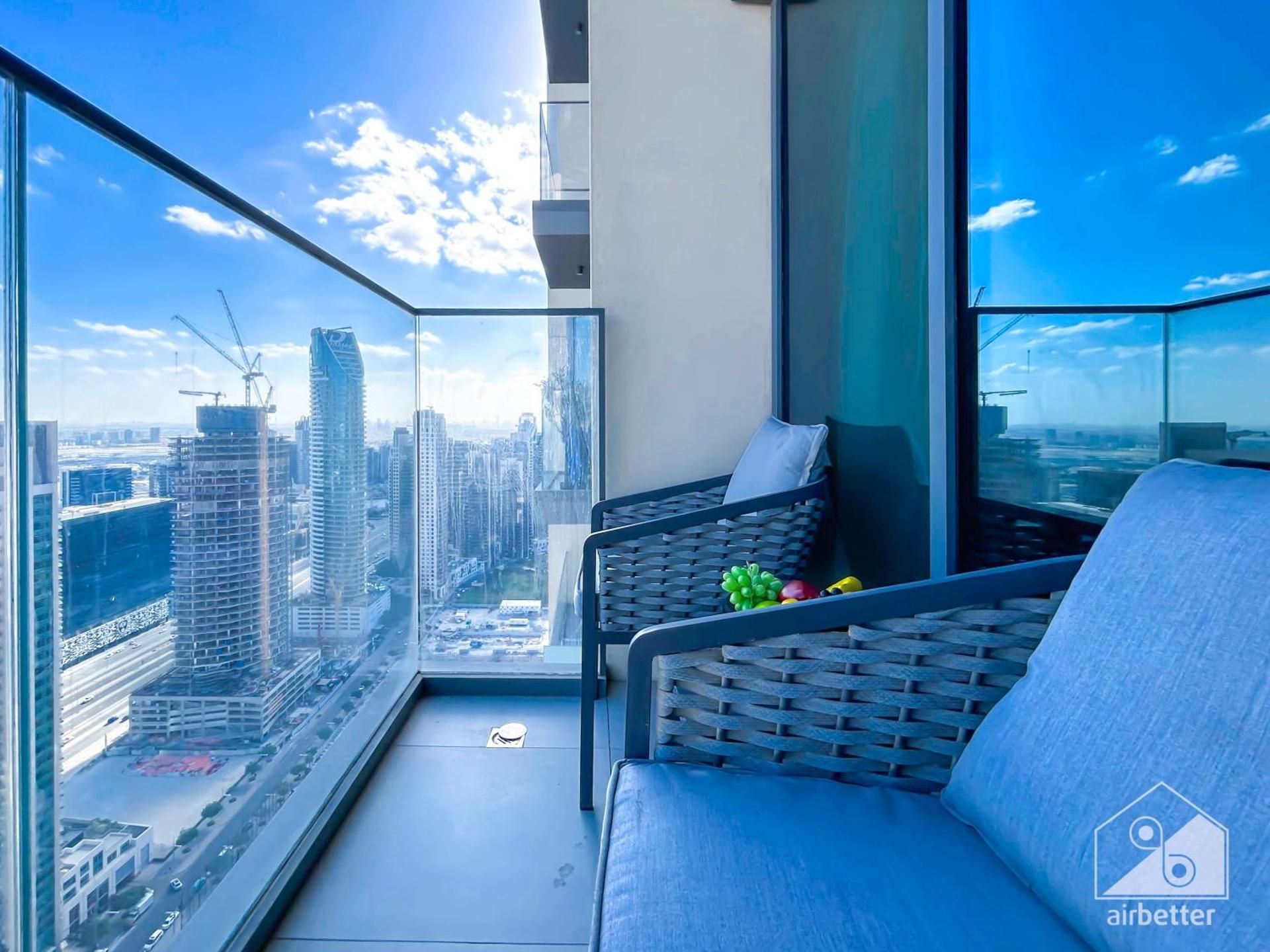 One-Bedroom Apartment with Balcony and City View