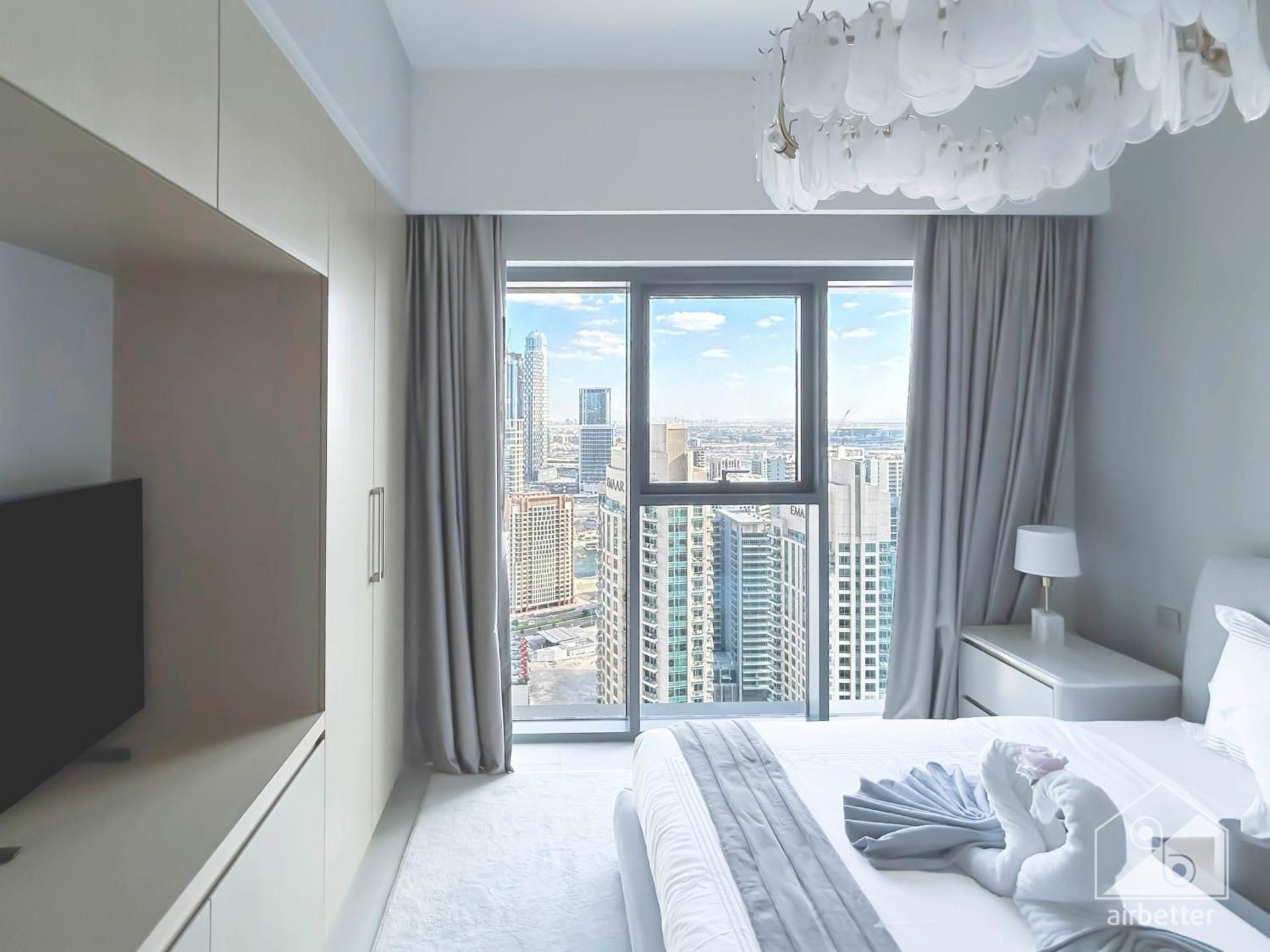 One-Bedroom Apartment with Balcony and City View