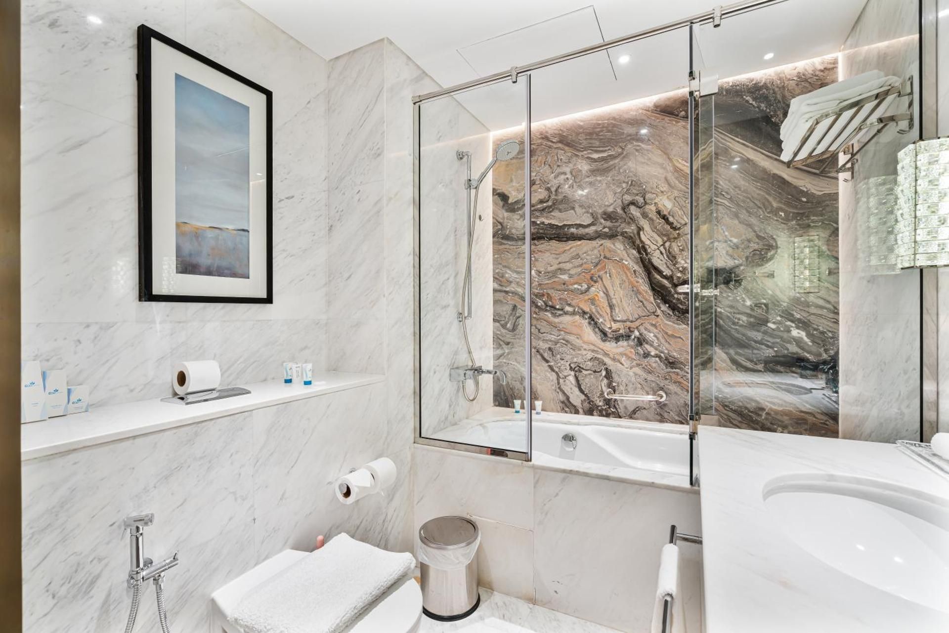 Deluxe One-Bedroom Apartment with City View
