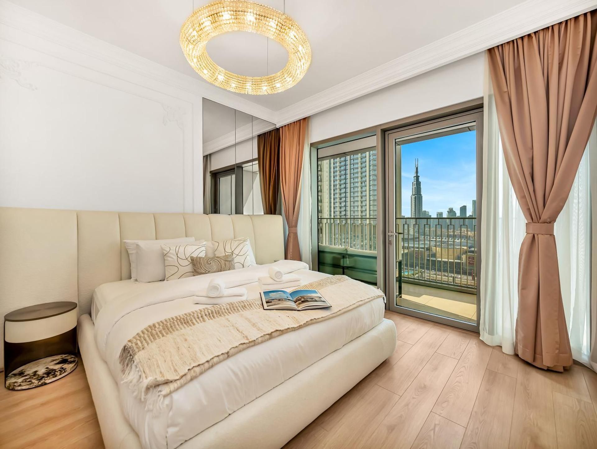 Four-Bedroom Apartment with Balcony