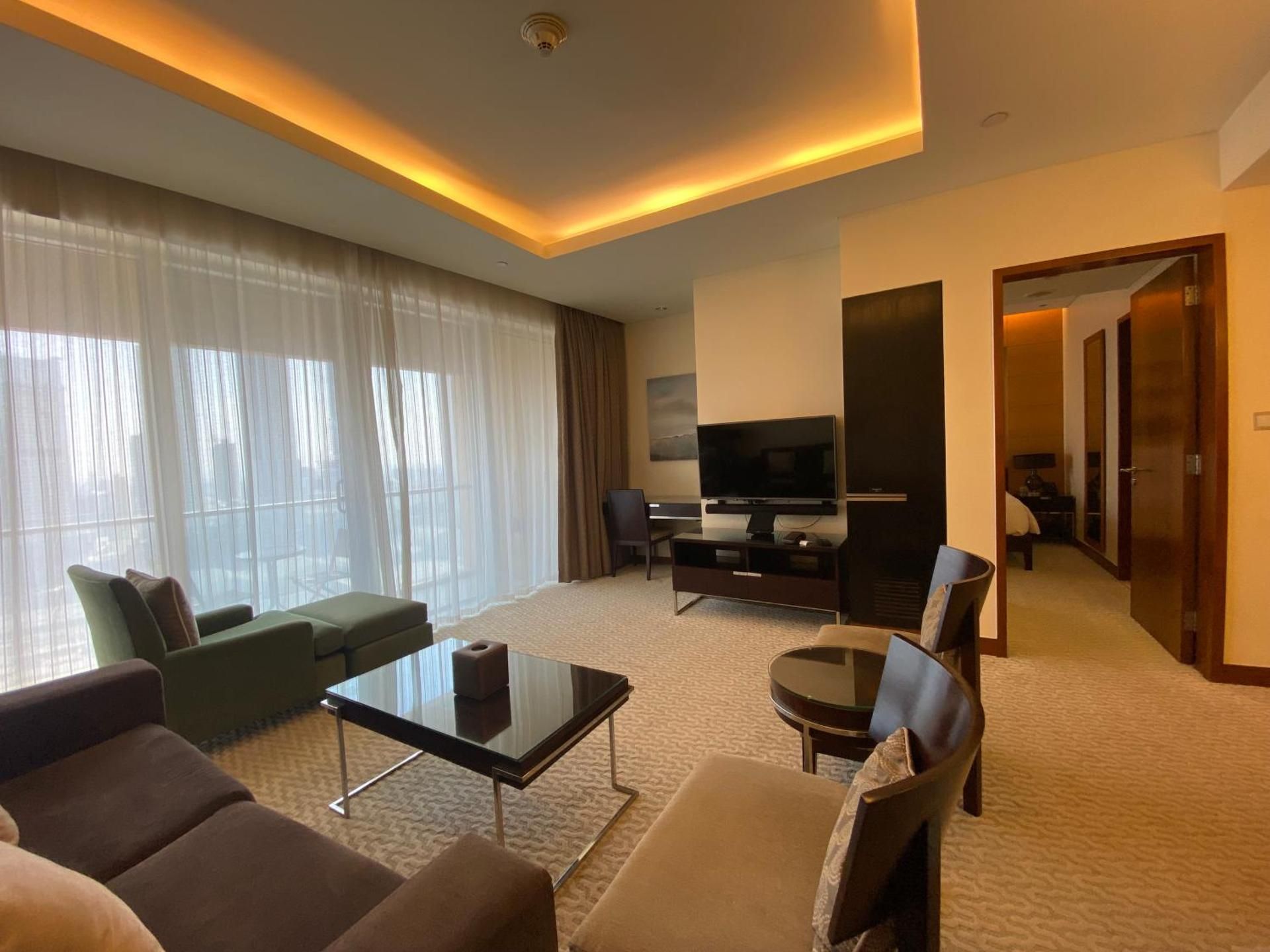Deluxe One-Bedroom Apartment with City View