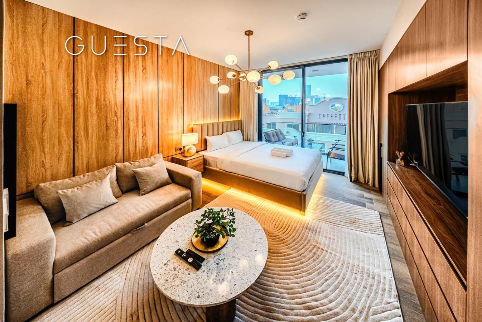 Studio Apartment with Balcony