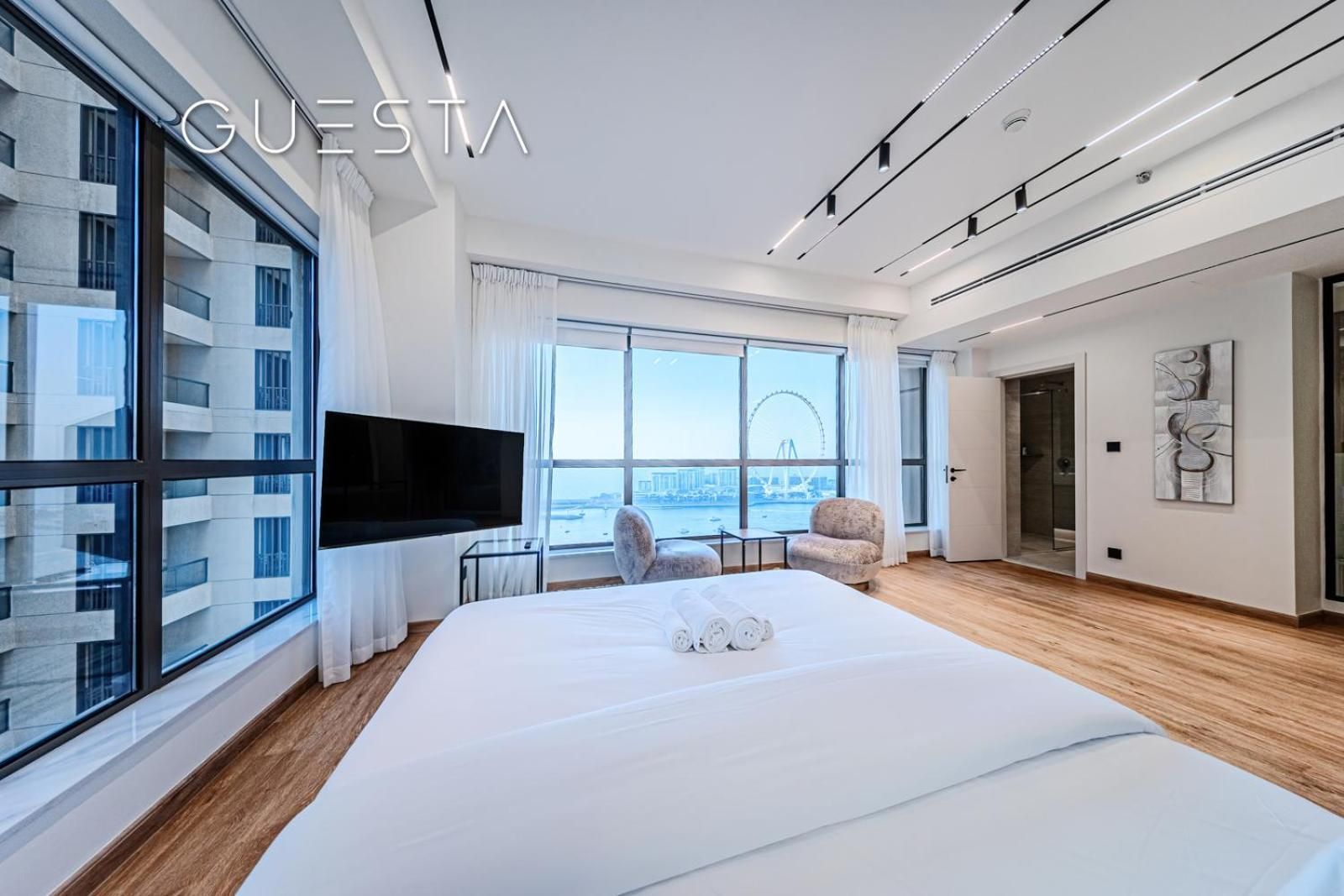 Three-Bedroom Apartment with Sea View