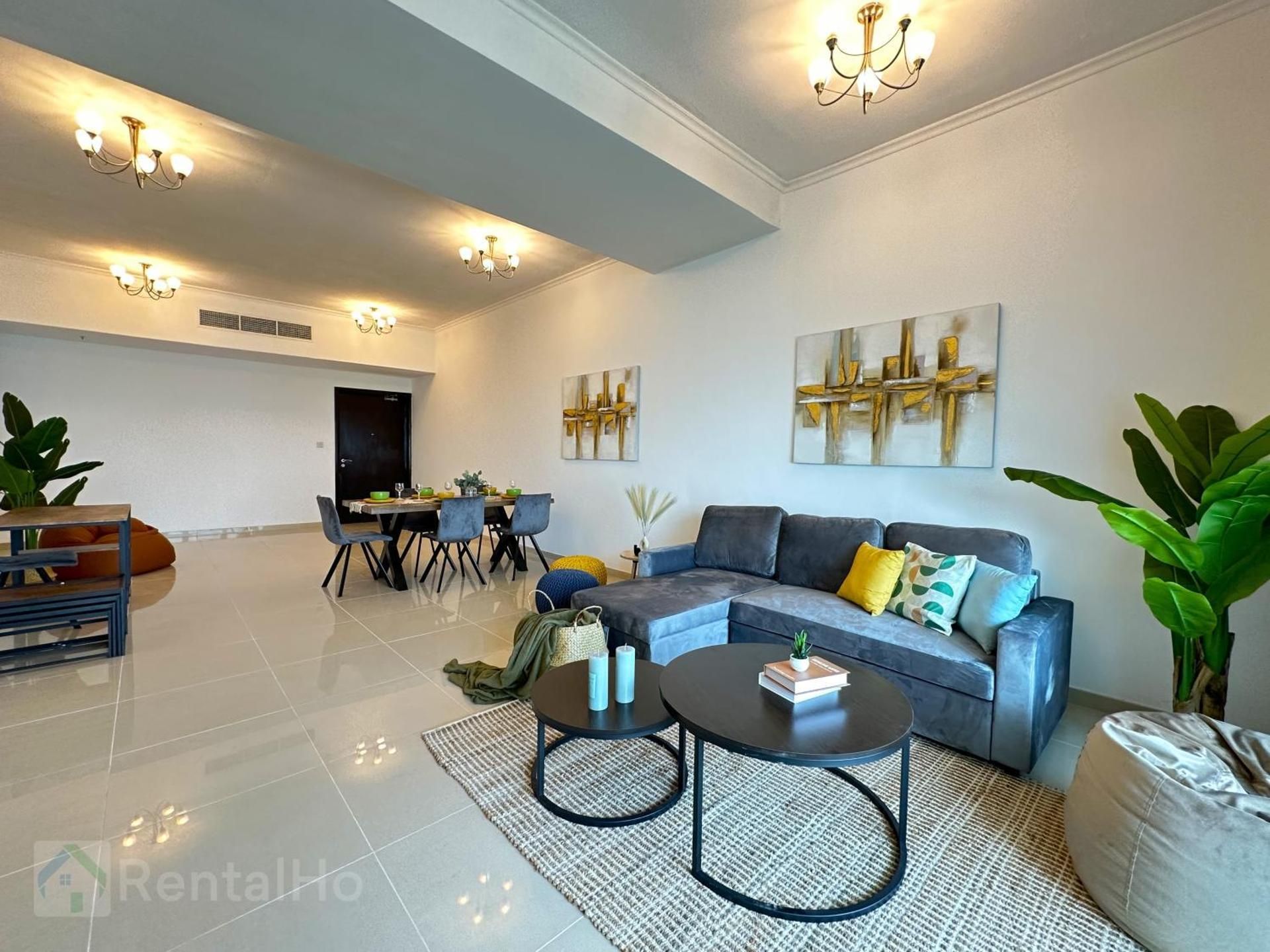 Luxury Stop w/ BoHo Design & Sea View in Marina