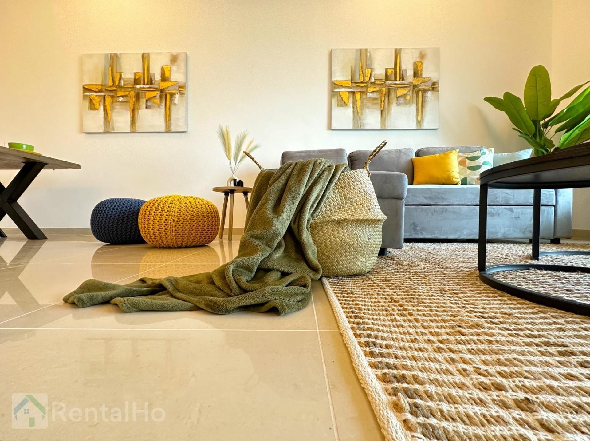 Luxury Stop w/ BoHo Design & Sea View in Marina
