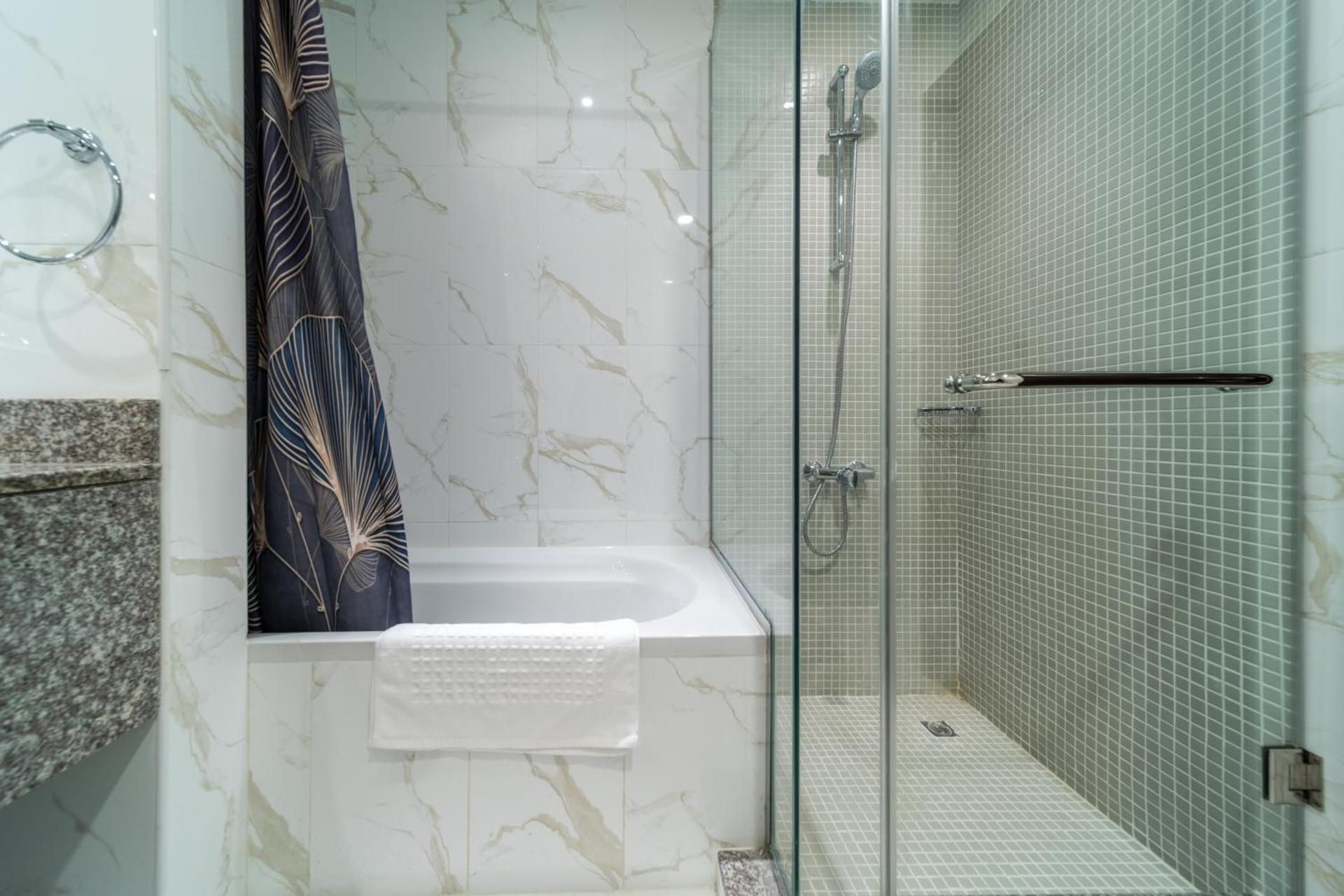 Deluxe One Bedroom Apartment with Kitchen and Balcony