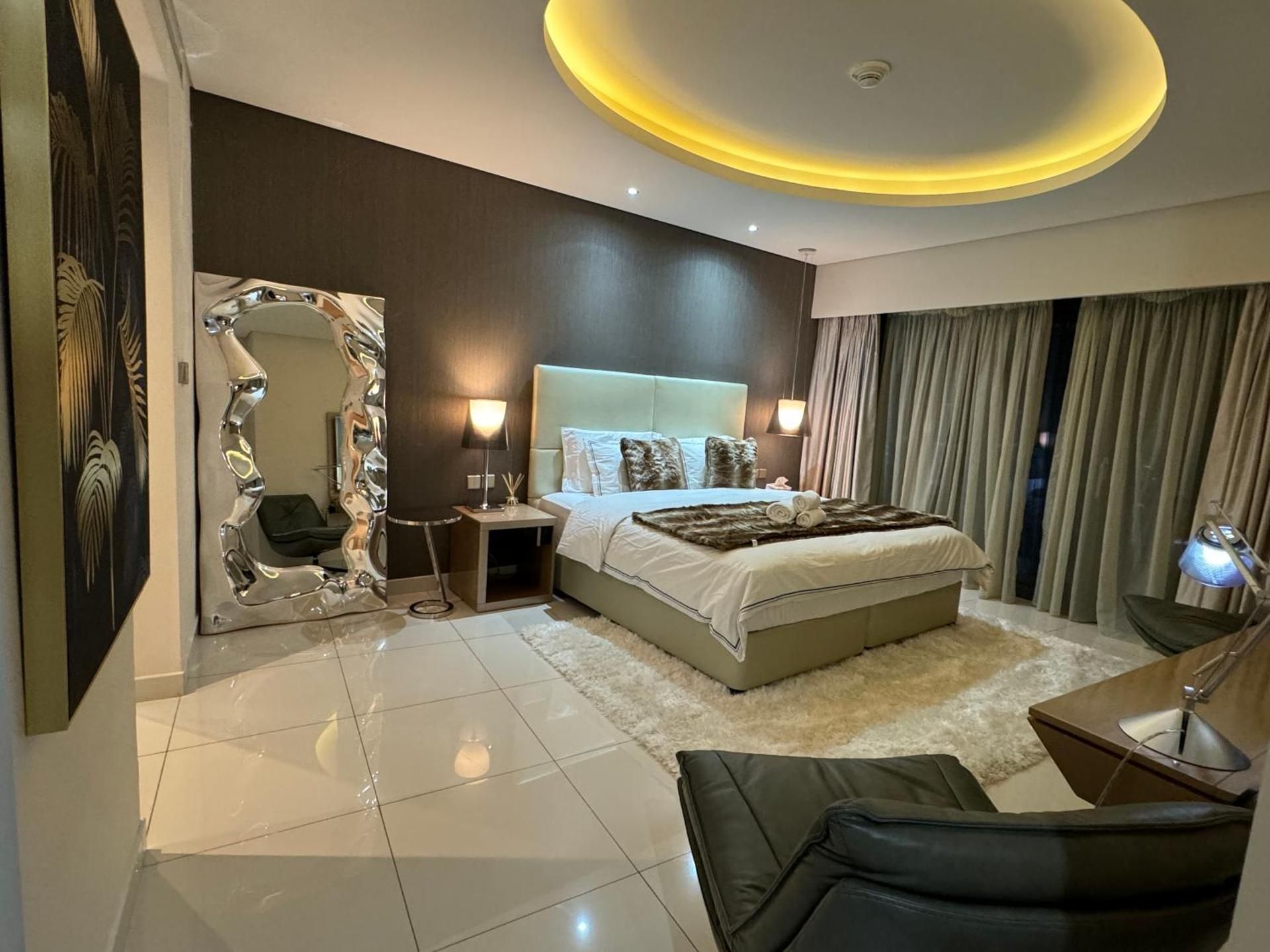 Three-Bedroom Premium Apartment with Balcony