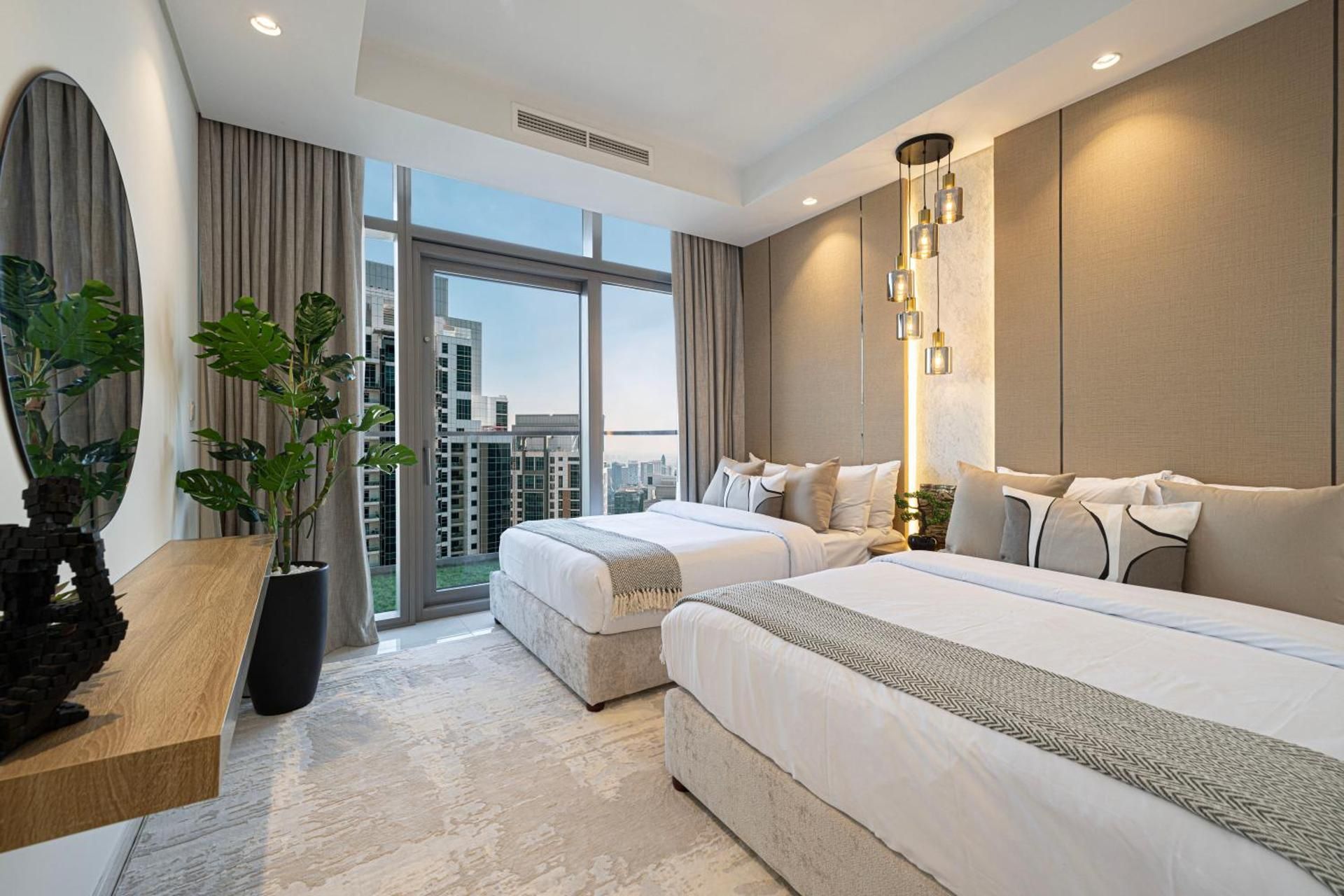 Two-Bedroom Apartment with Balcony