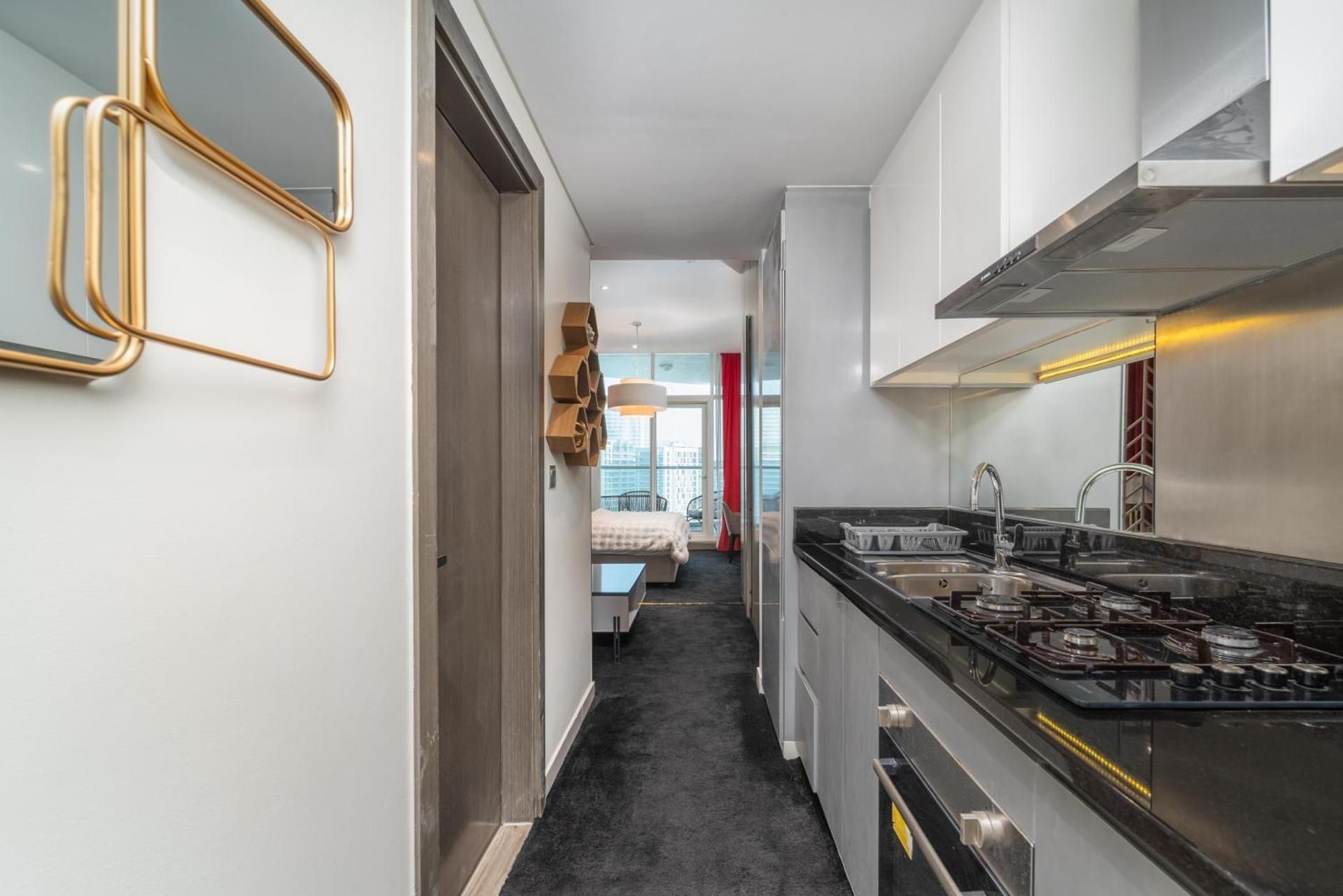 White Sage - Designer Studio with Canal View & Largest Balcony