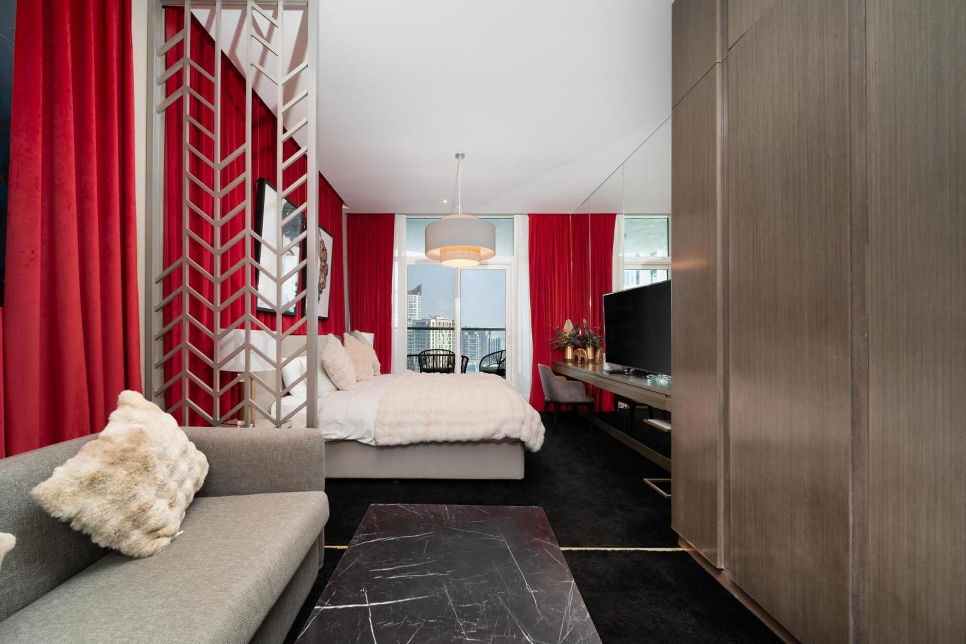 White Sage - Designer Studio with Canal View & Largest Balcony