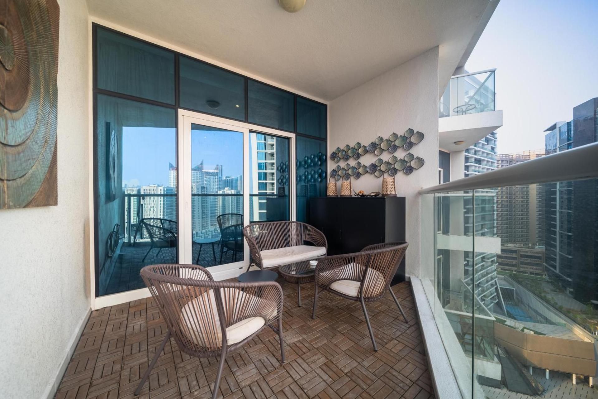 White Sage - Designer Studio with Canal View & Largest Balcony