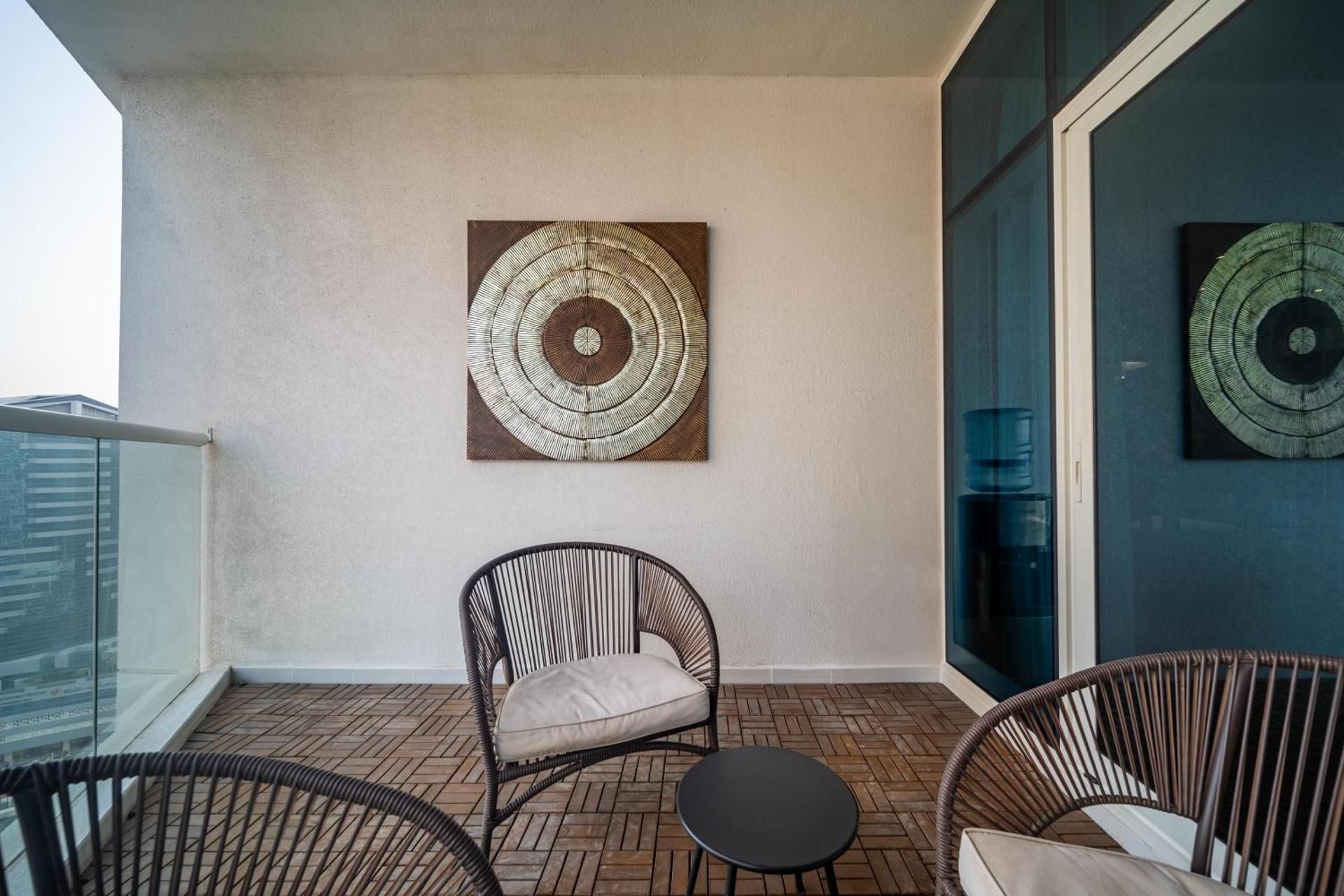 White Sage - Designer Studio with Canal View & Largest Balcony