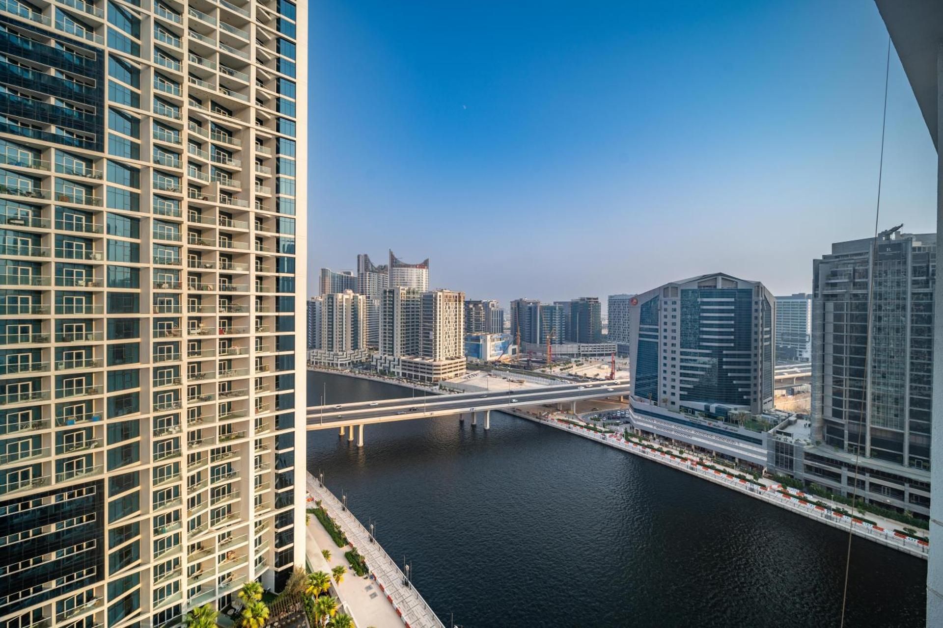 White Sage - Designer Studio with Canal View & Largest Balcony