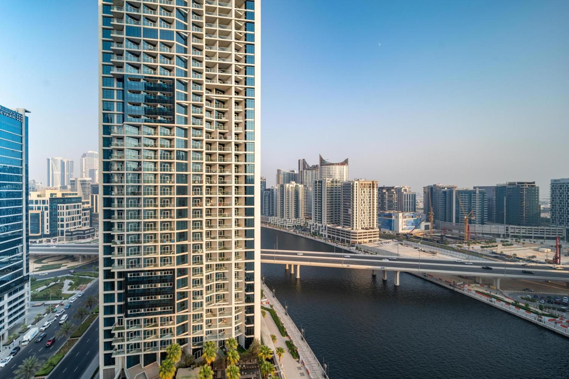 White Sage - Designer Studio with Canal View & Largest Balcony
