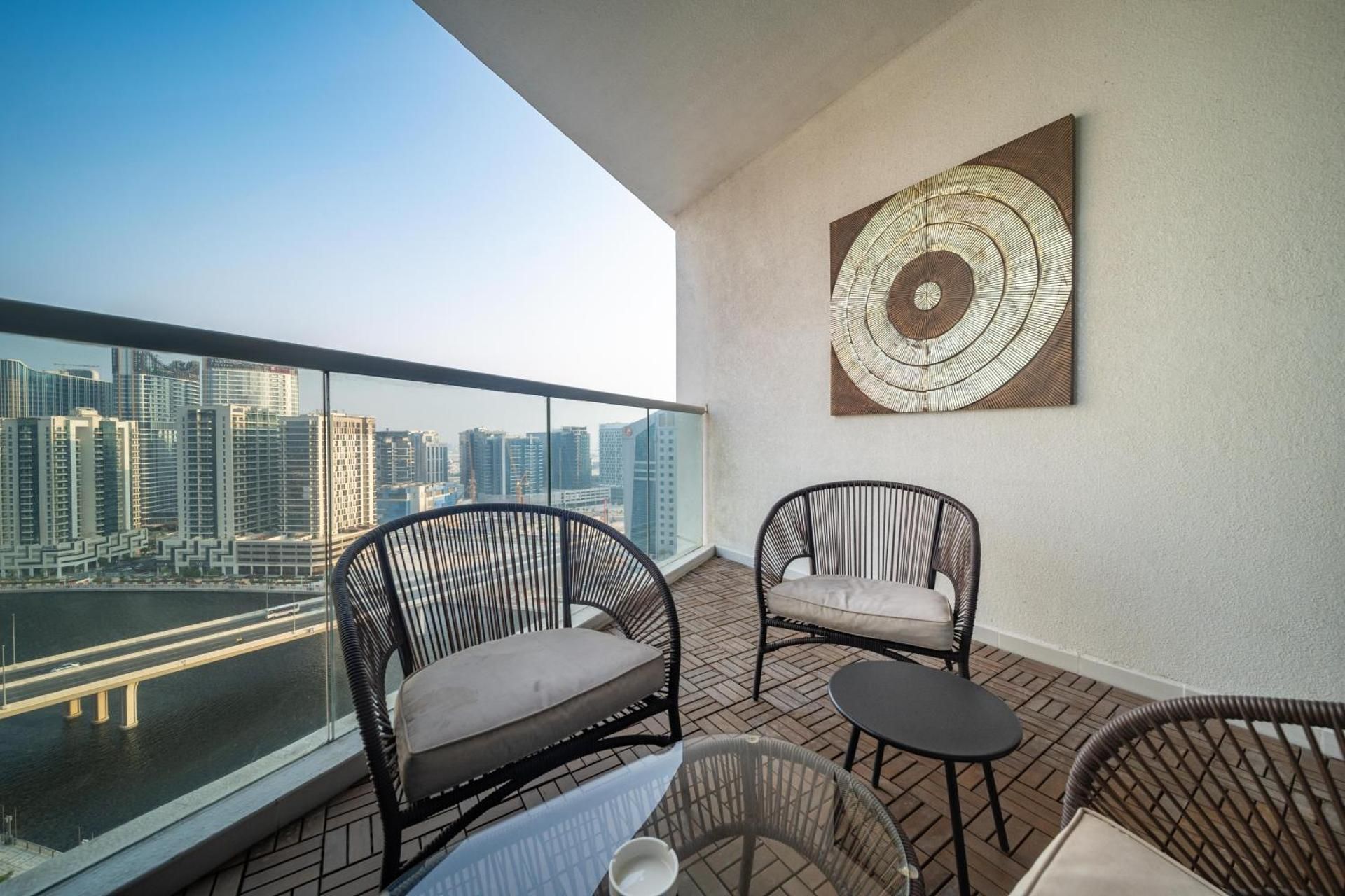 White Sage - Designer Studio with Canal View & Largest Balcony
