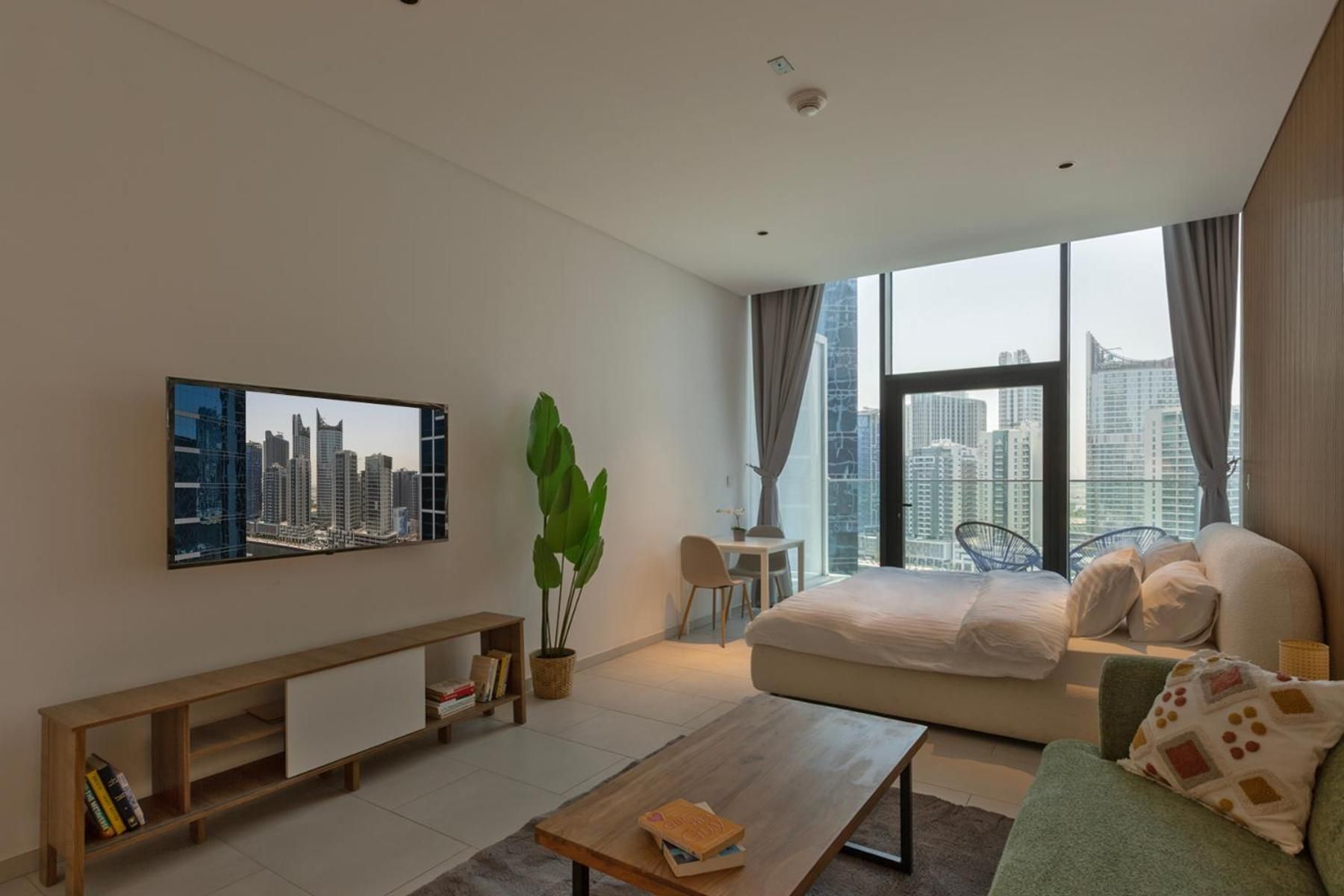 One-Bedroom Apartment with River View