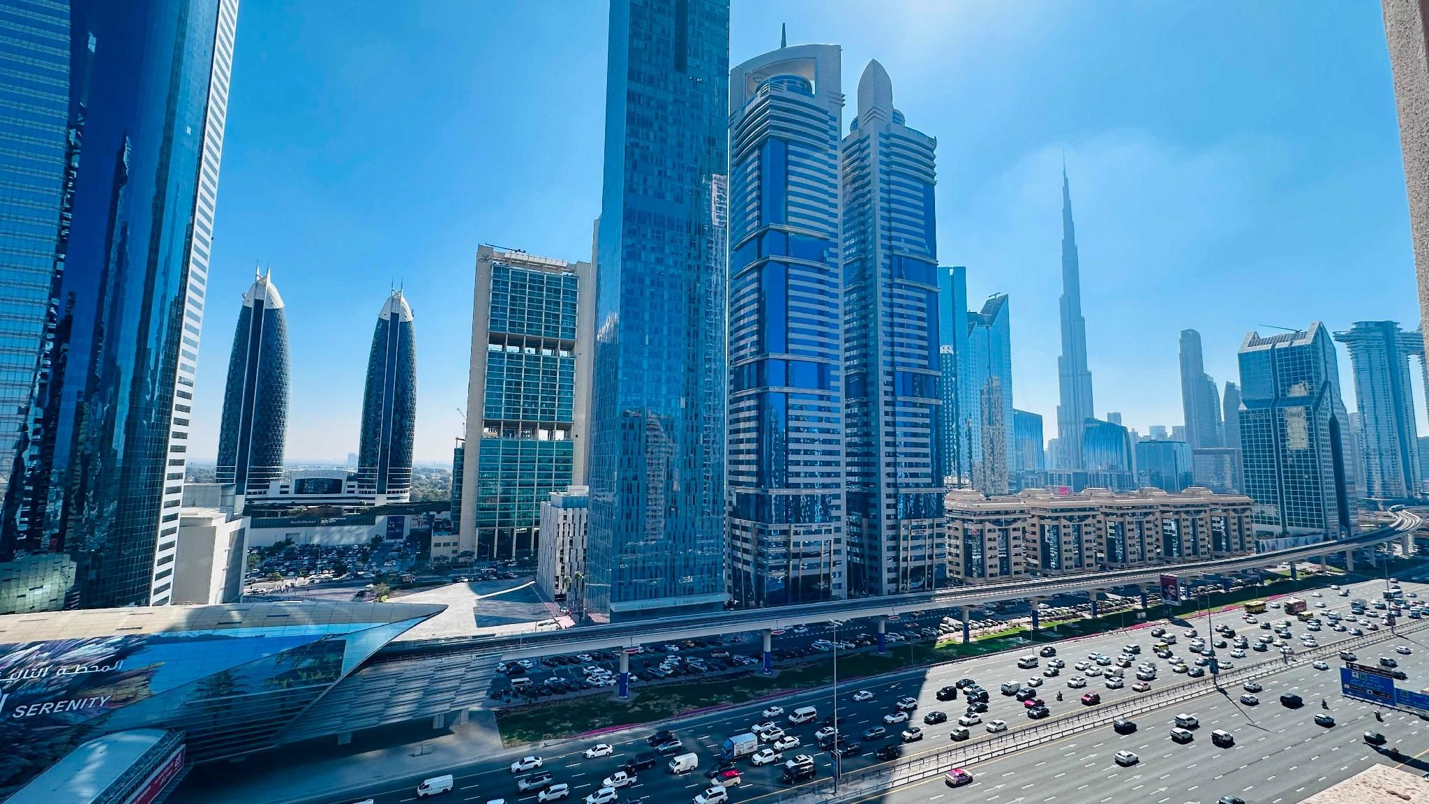 Executive Twin Room with Burj Khalifa View