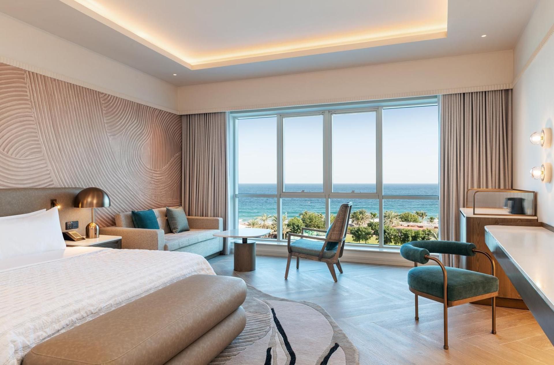 Renovated Deluxe King, Guest room, 1 King, Sofa bed, Sea view