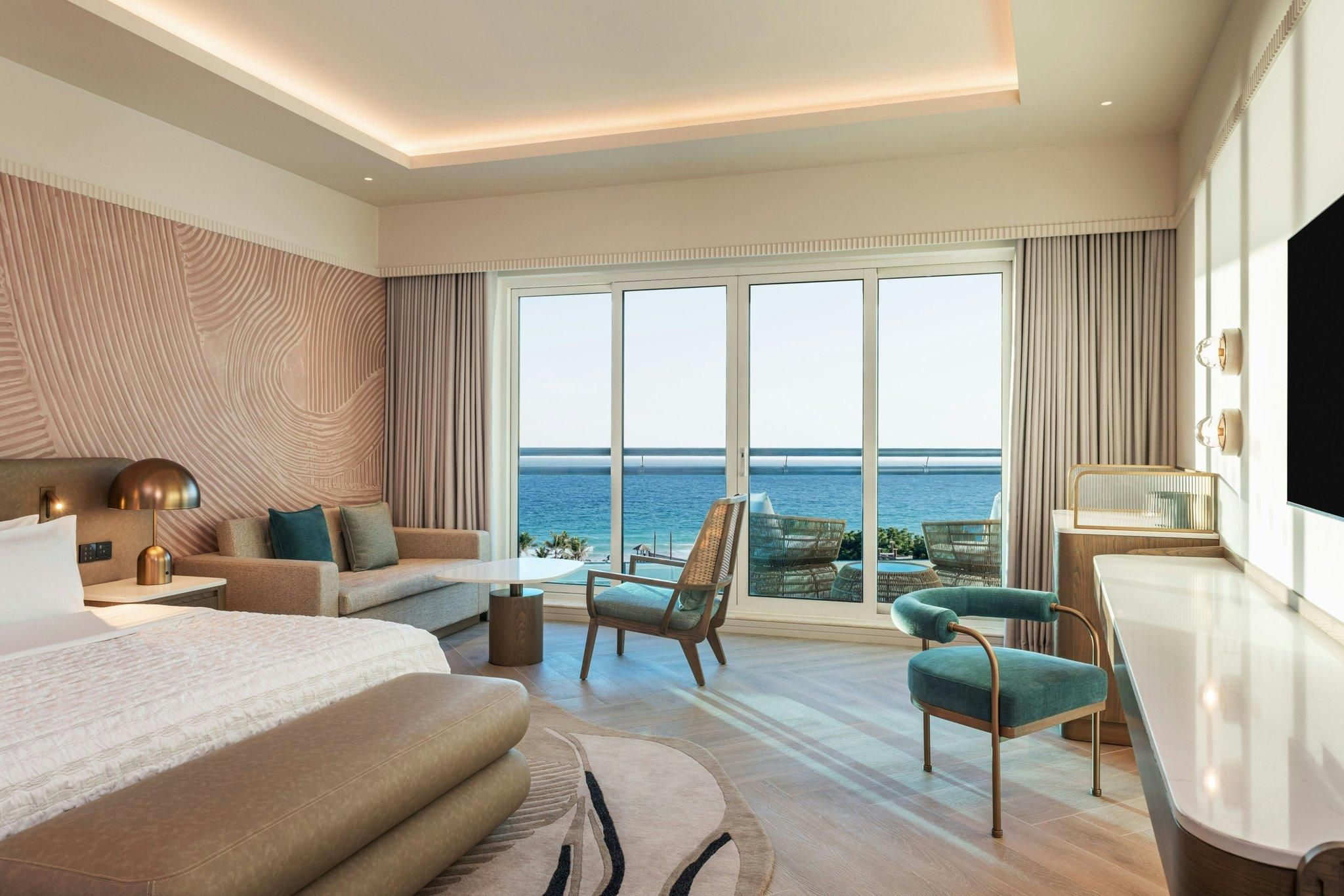 Renovated Superior King, Guest room, 1 King, Sofa bed, Sea view, Balcony