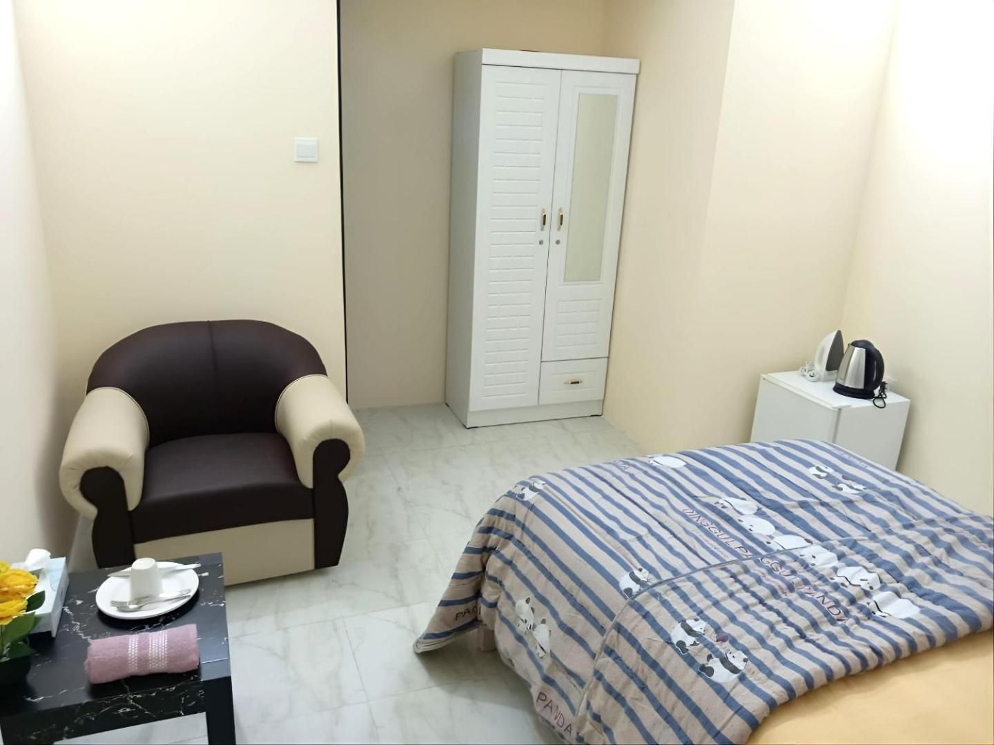 Family Room with Shared Bathroom