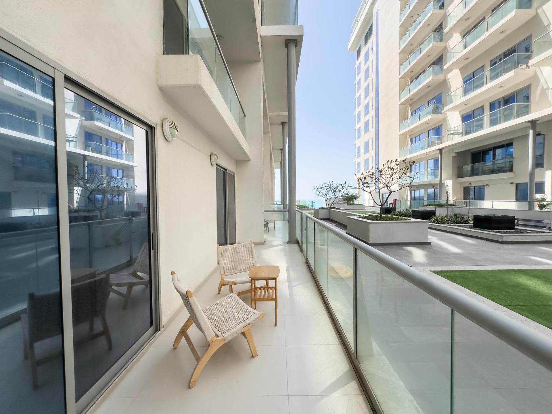 Two-Bedroom Apartment with Balcony and Sea View