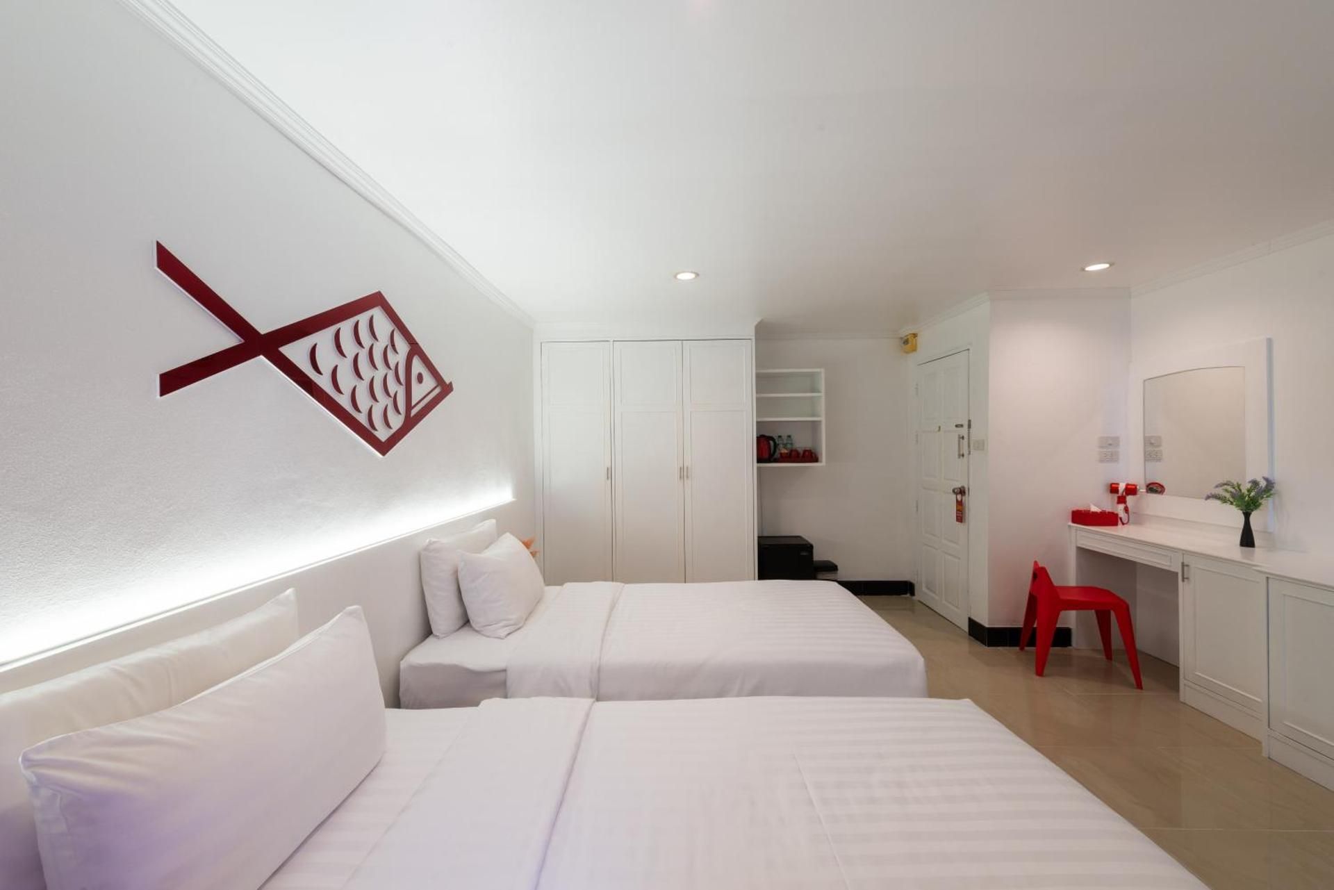 Twin Room with Pool View