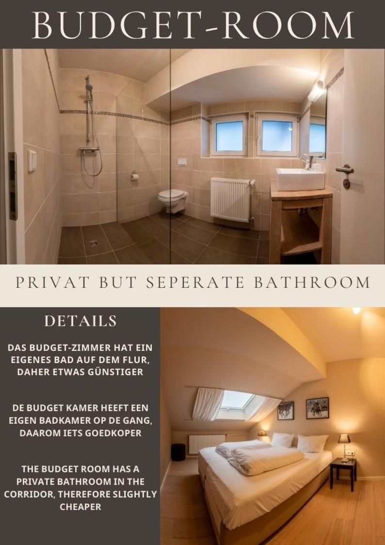 Budget Double Room with private bathroom on the hallway (no dogs allowed)