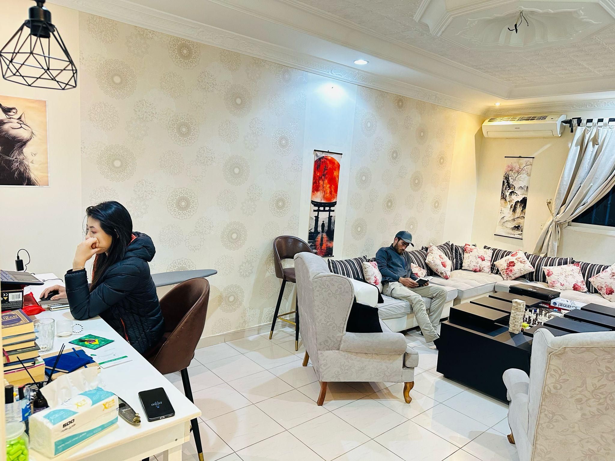 shared lounge/tv area