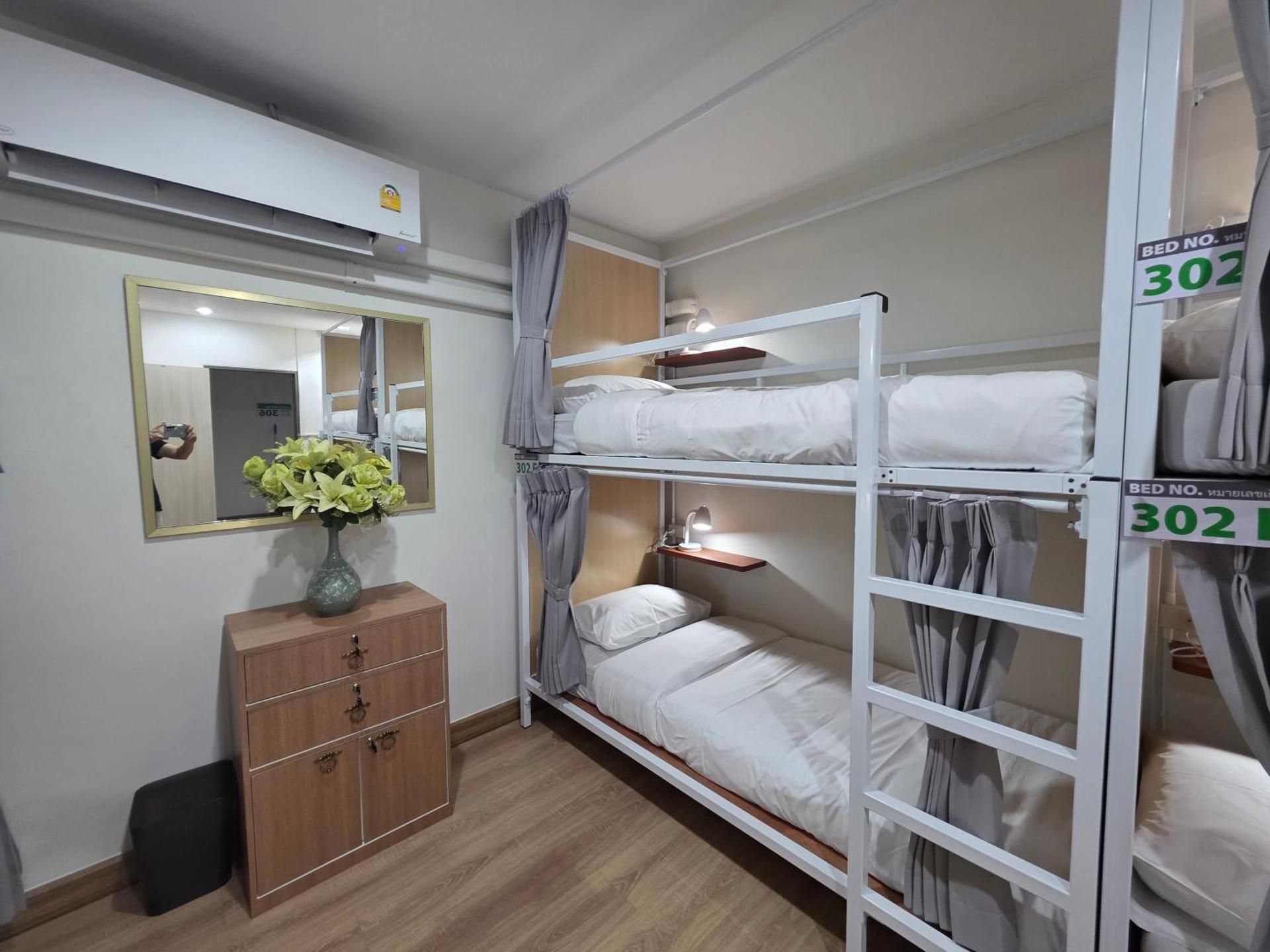 Bed in 4-Bed Male Dormitory Room