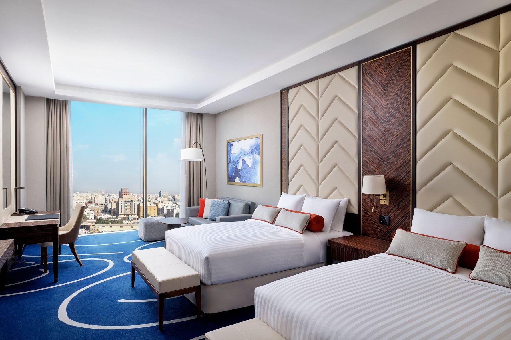 Grand Deluxe 2 doubles, Guest room, 2 Double, City view