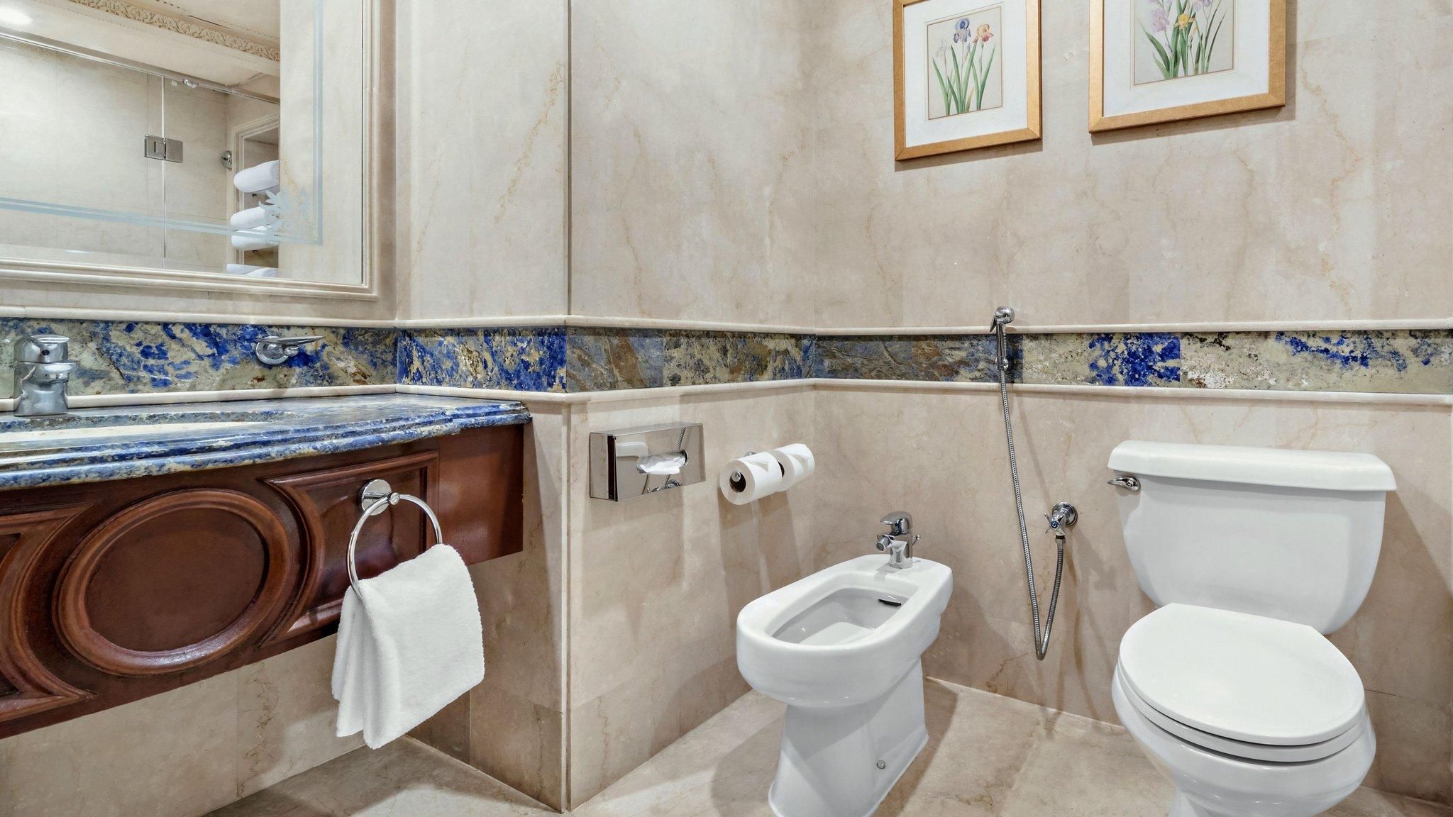 2 Twin Classic City View Walk in Shower Smoking