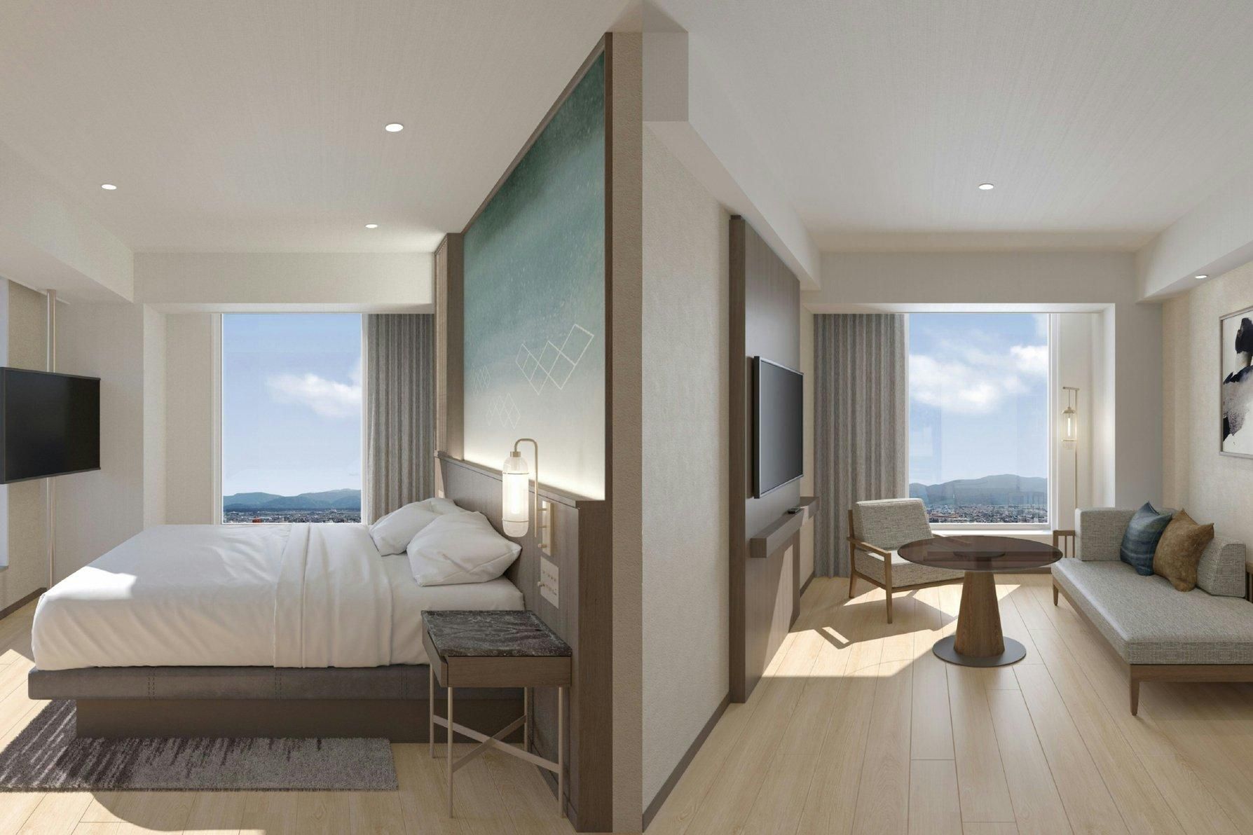 1 Bedroom Suite, 1 King, City view