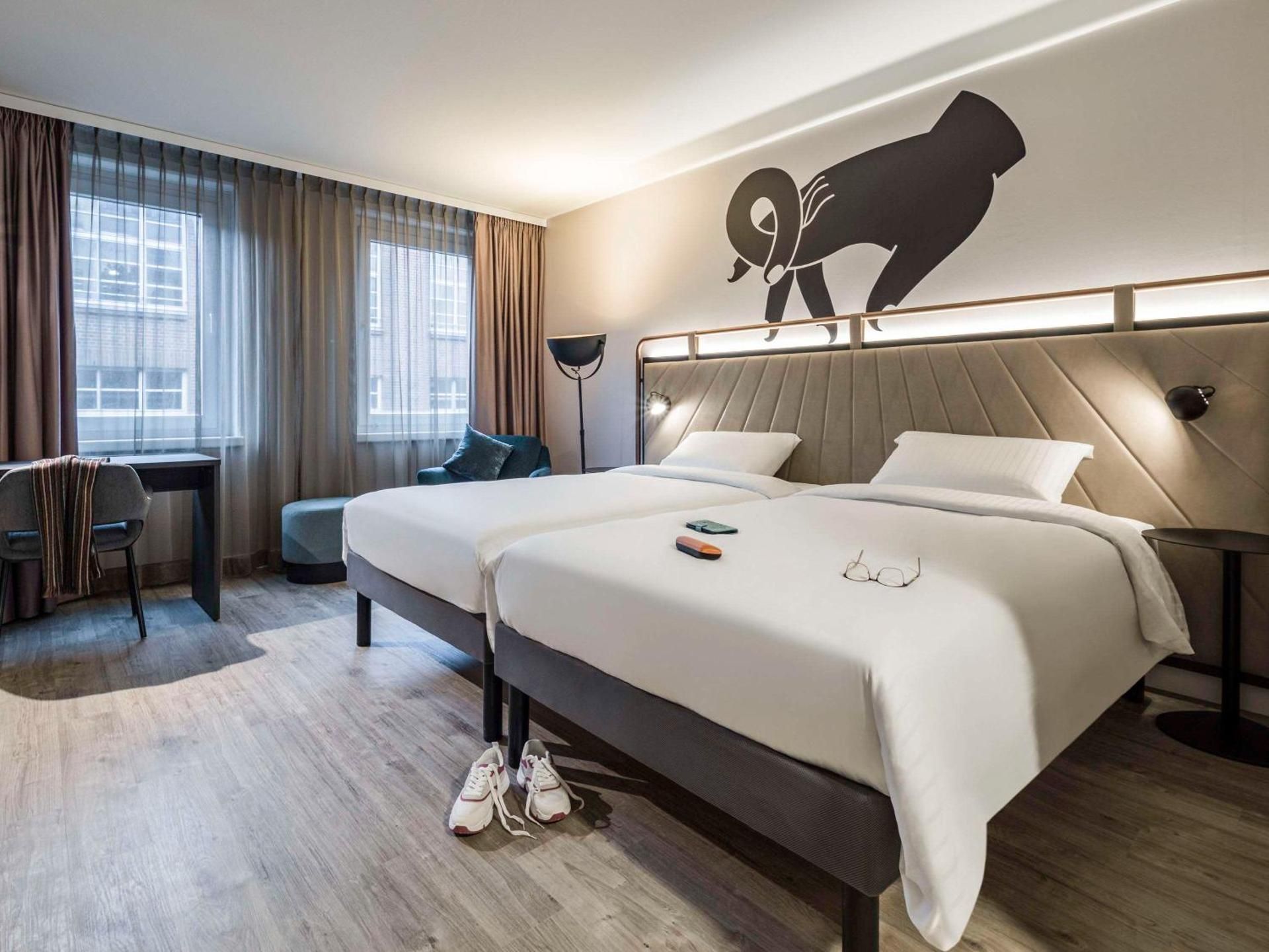 Courtyard Superior room with 2 Sweet Beds 120x200 by ibis Styles